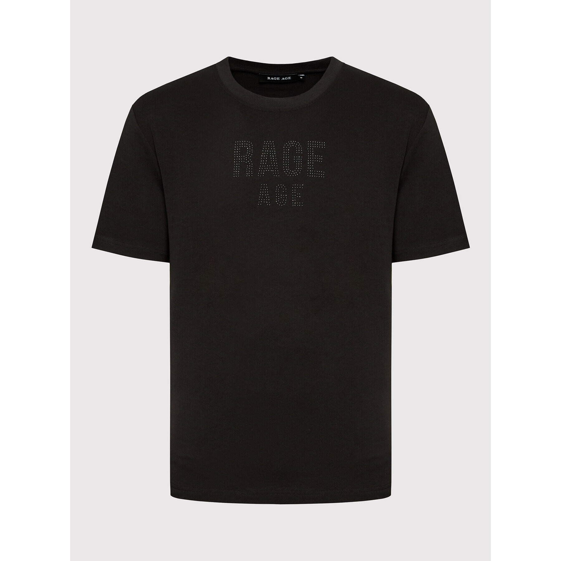 Rage Age Majica Bling Črna Relaxed Fit - Pepit.si