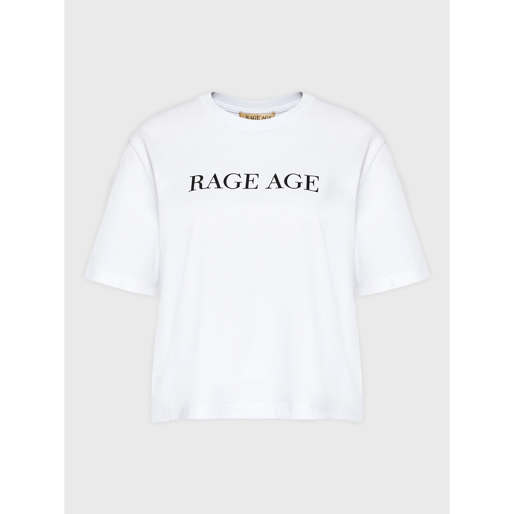 Rage Age Majica Olivia Bela Relaxed Fit - Pepit.si