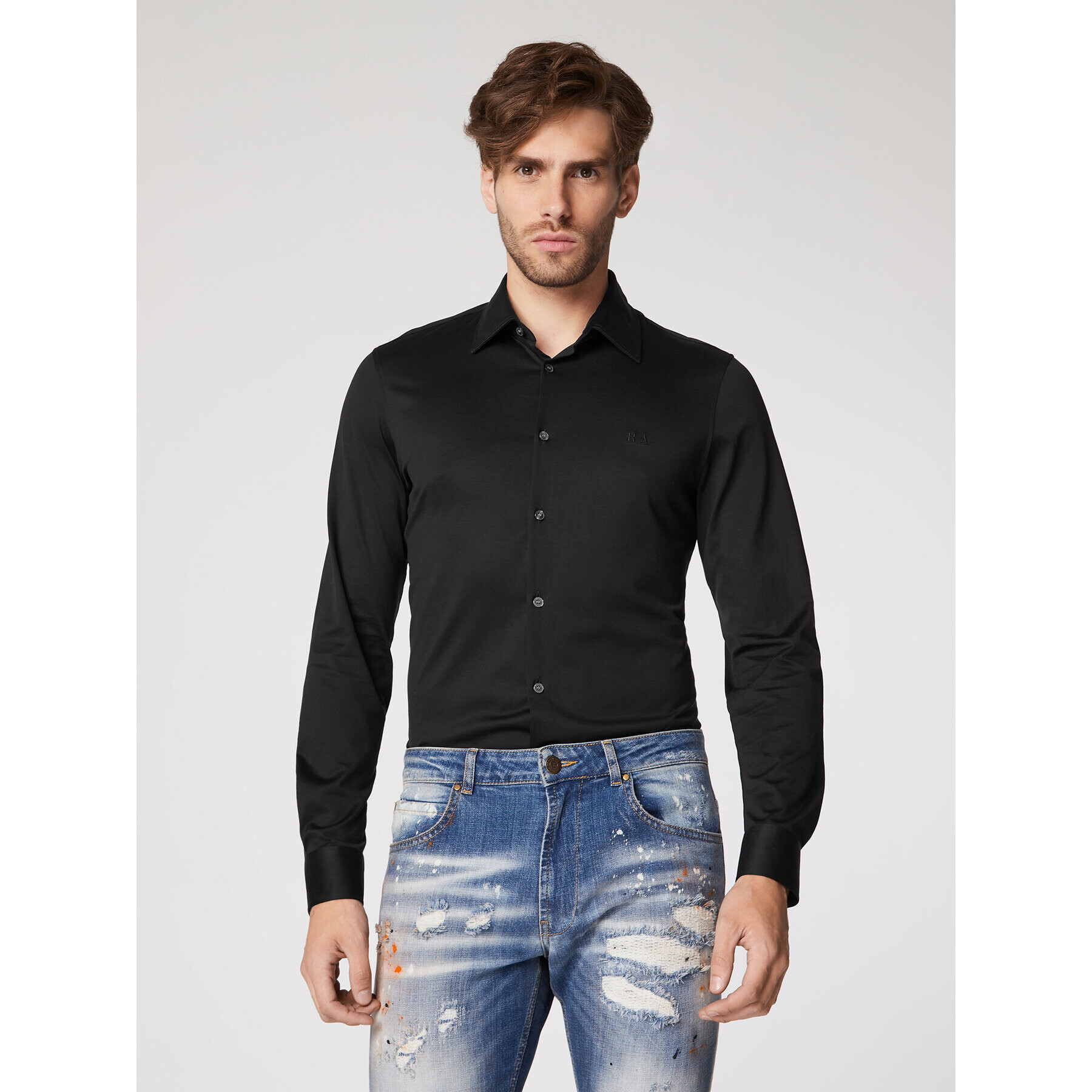 Rage Age Srajca Mercury Črna Slim Fit - Pepit.si