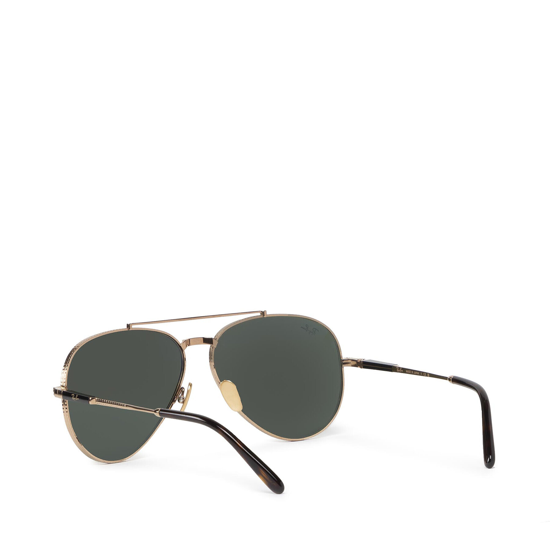 Ray-Ban Sončna očala Aviator Titanium 0RB8225 313852 Zelena - Pepit.si