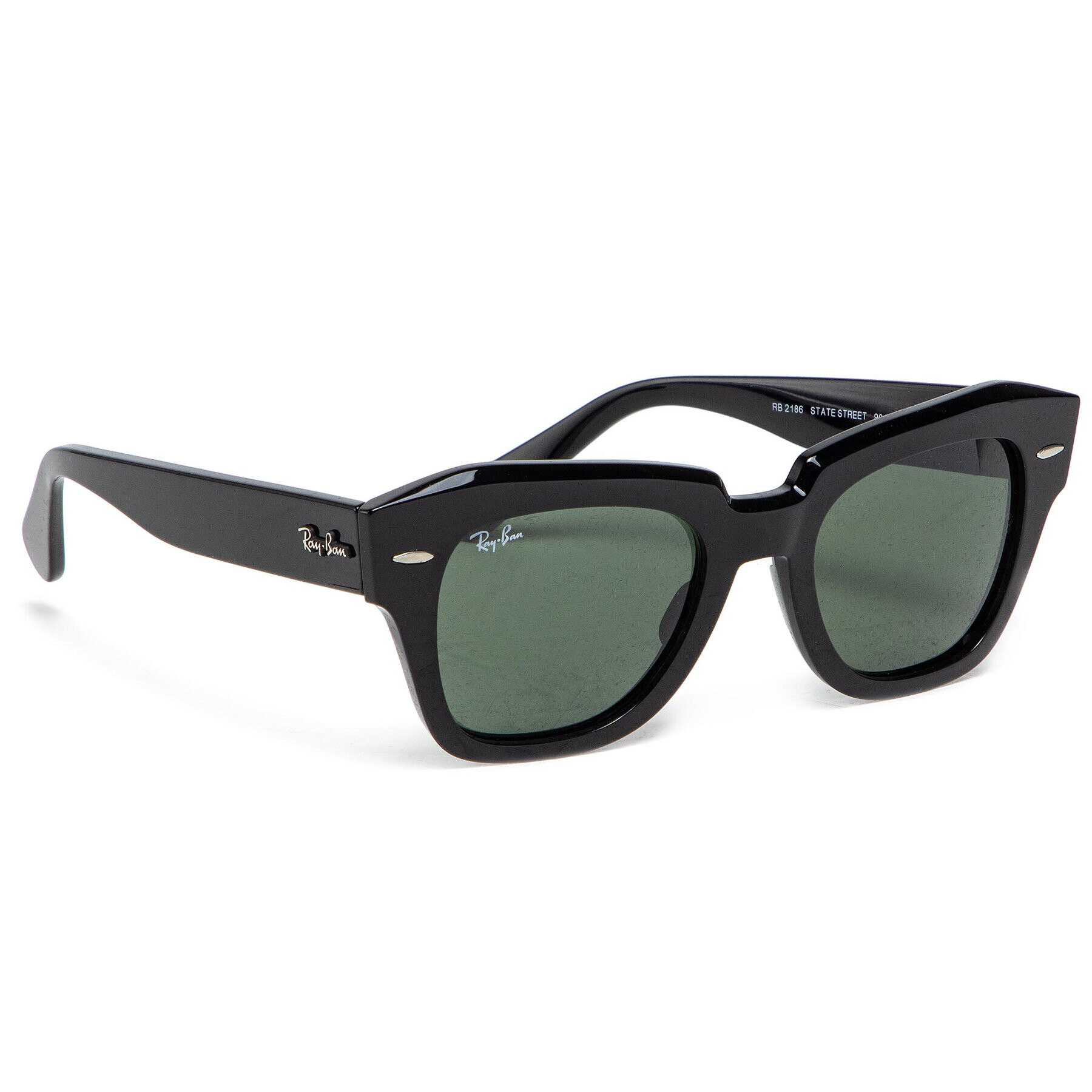 Ray-Ban Sončna očala State Street 0RB2186 901/31 Črna - Pepit.si