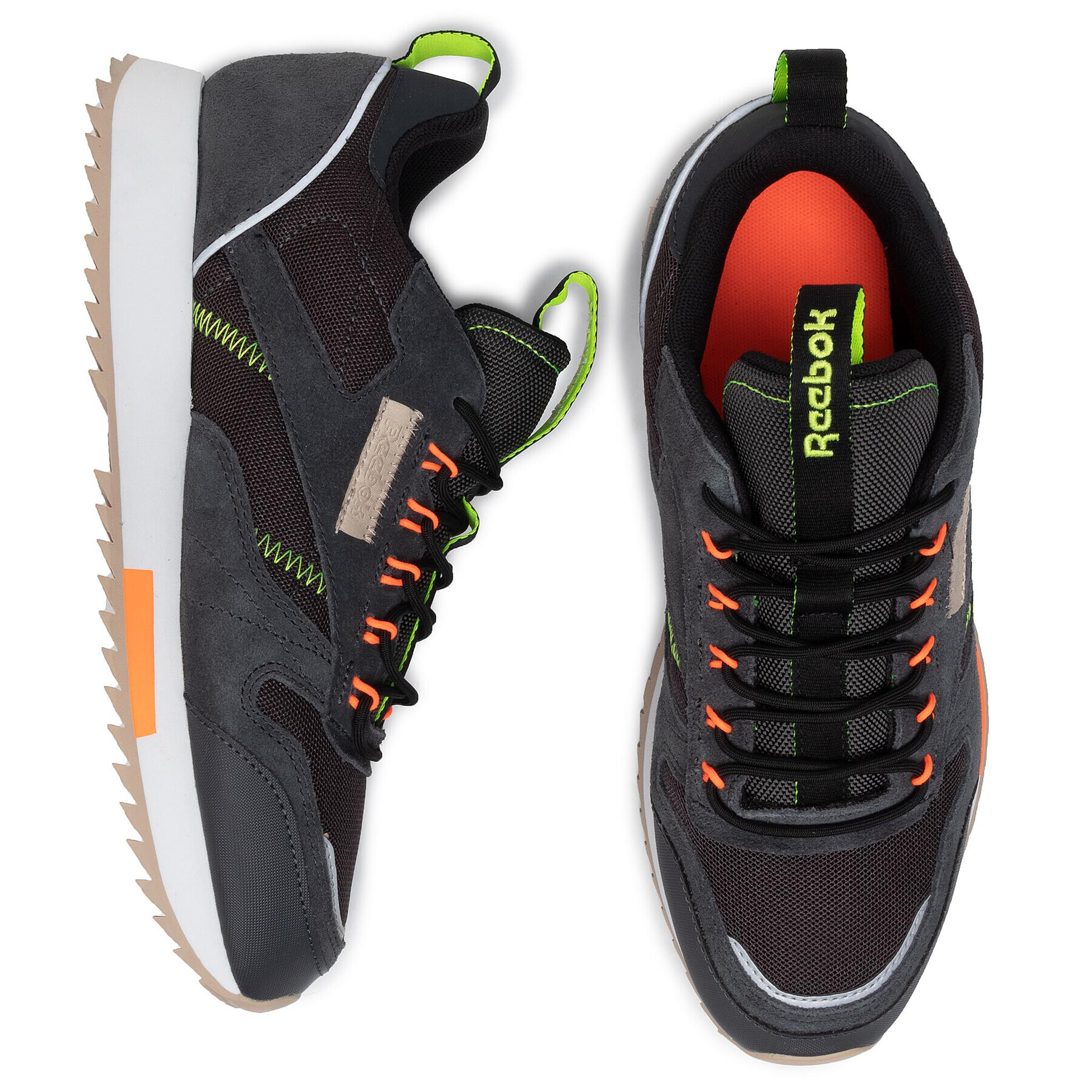 Reebok Čevlji Cl Leather Ripple Trail EG6473 Mornarsko modra - Pepit.si