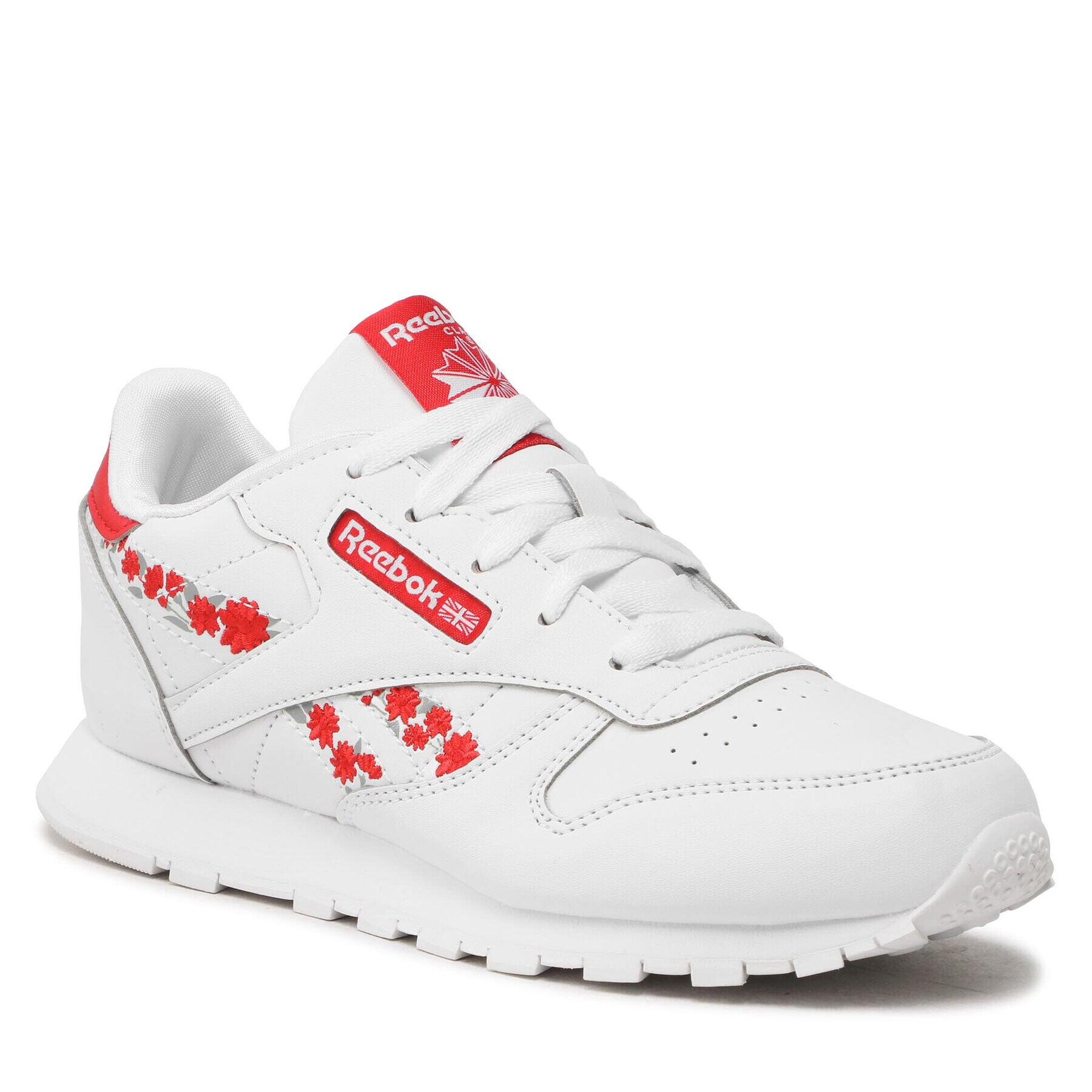 Reebok Čevlji Classic Leather Shoes HP9521 Bela - Pepit.si