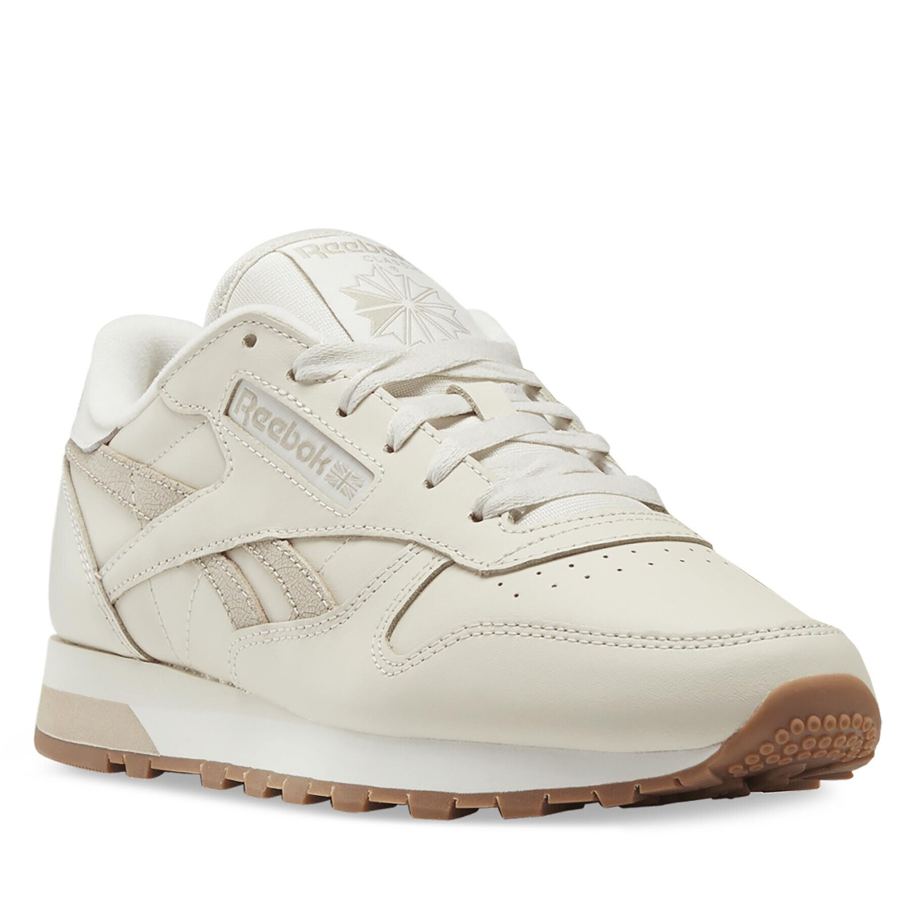 Reebok Čevlji Classic Leather Shoes HQ2233 Bež - Pepit.si