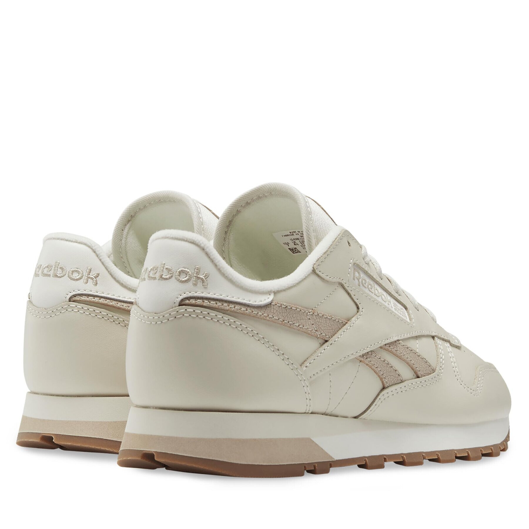 Reebok Čevlji Classic Leather Shoes HQ2233 Bež - Pepit.si