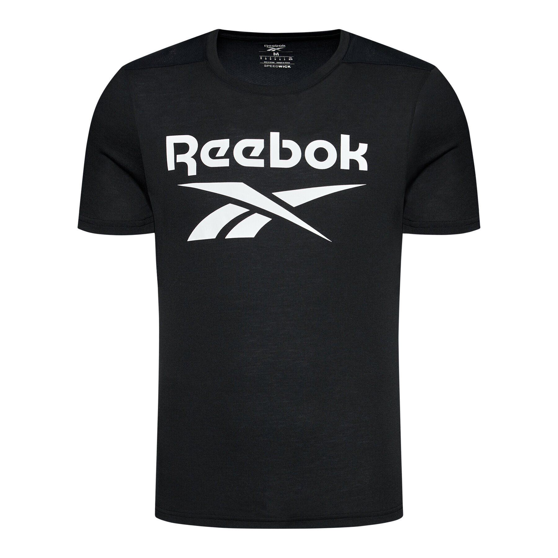 Reebok Majica Workout Ready Supremium Graphic FK6219 Črna Classic Fit - Pepit.si