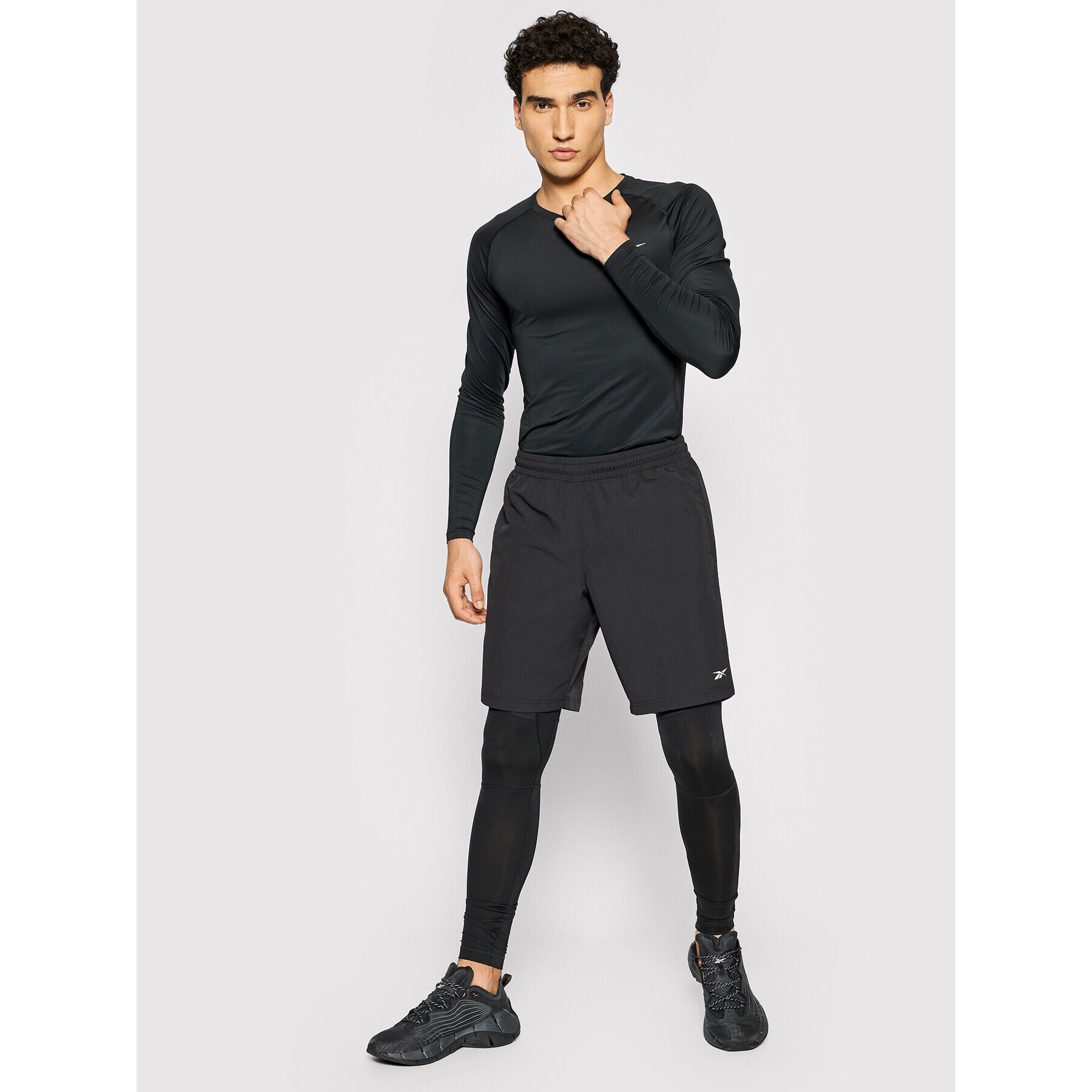 Reebok Pajkice Workout Ready Compression FP9107 Črna Compression Fit - Pepit.si