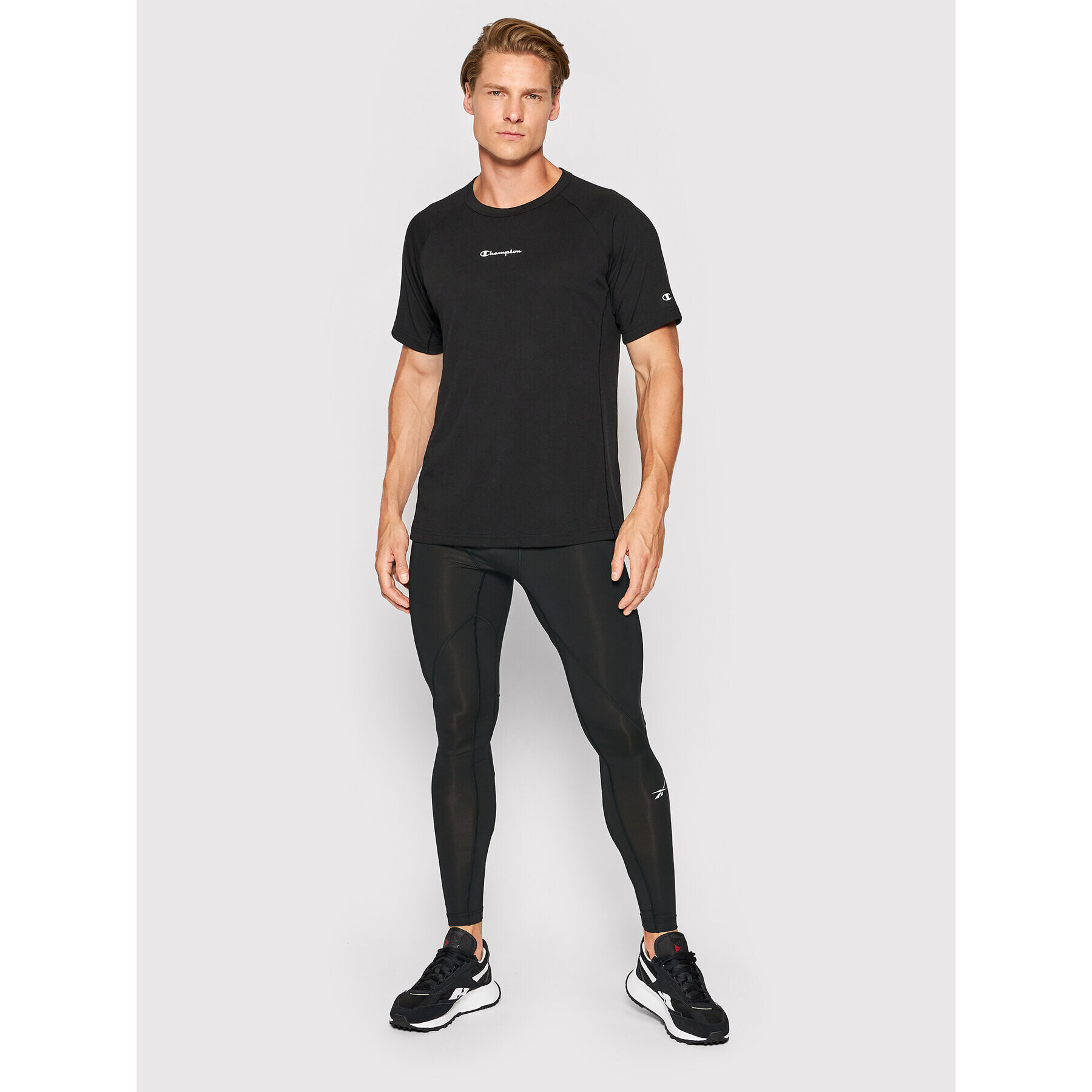 Reebok Pajkice Workout Ready HG6381 Črna Slim Fit - Pepit.si