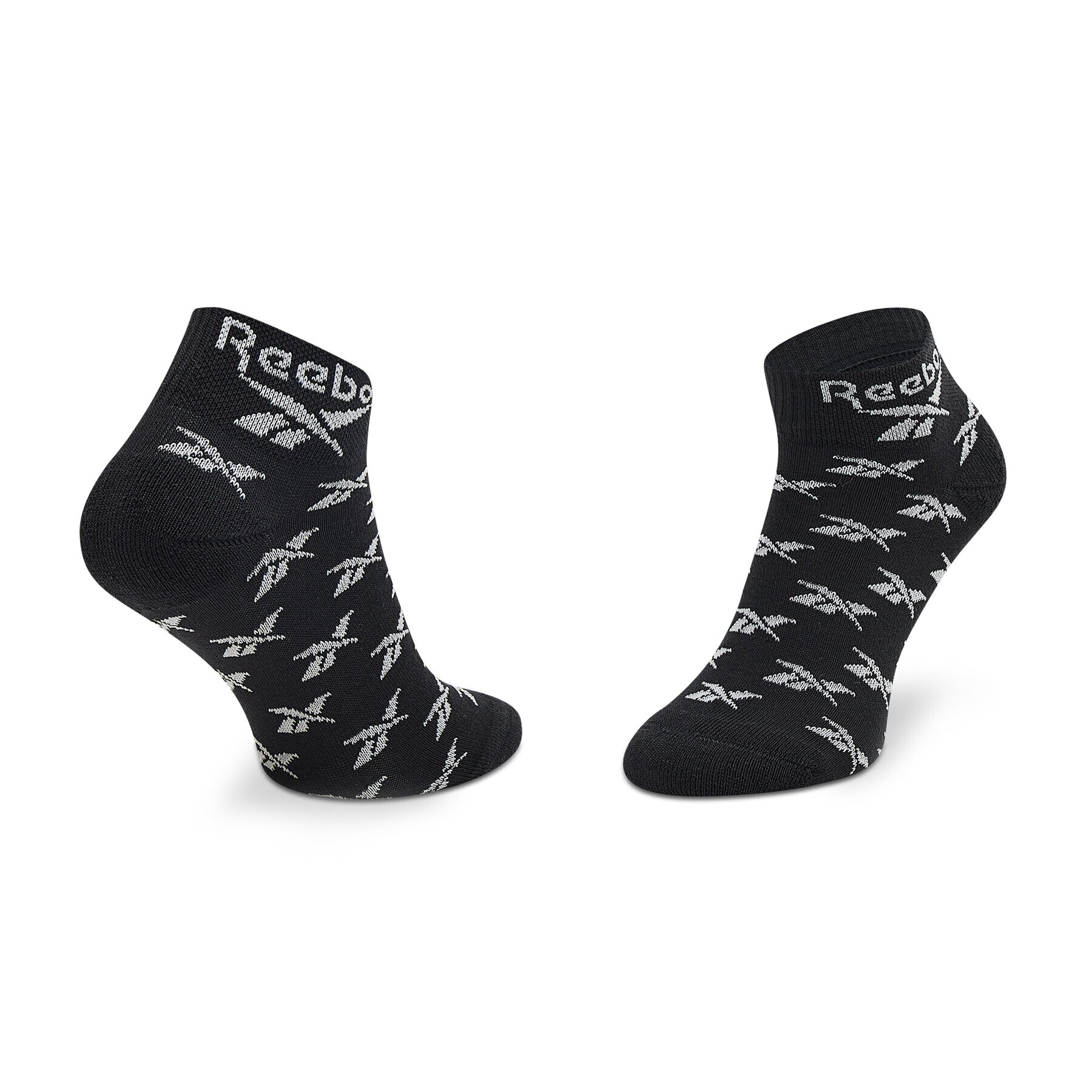 Reebok Set 3 parov unisex visokih nogavic Cl Fo Ankle Sock 3P GG6675 Črna - Pepit.si