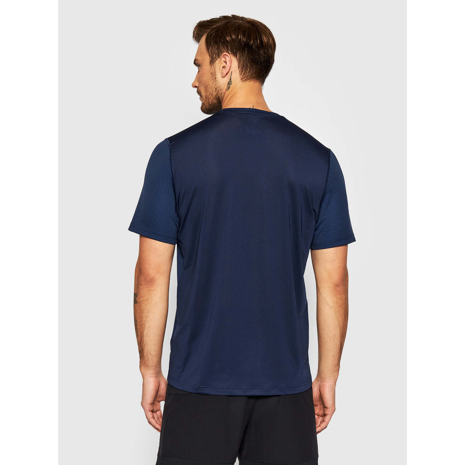 Reebok Športna majica Sweatshift Move GN9098 Mornarsko modra Slim Fit - Pepit.si