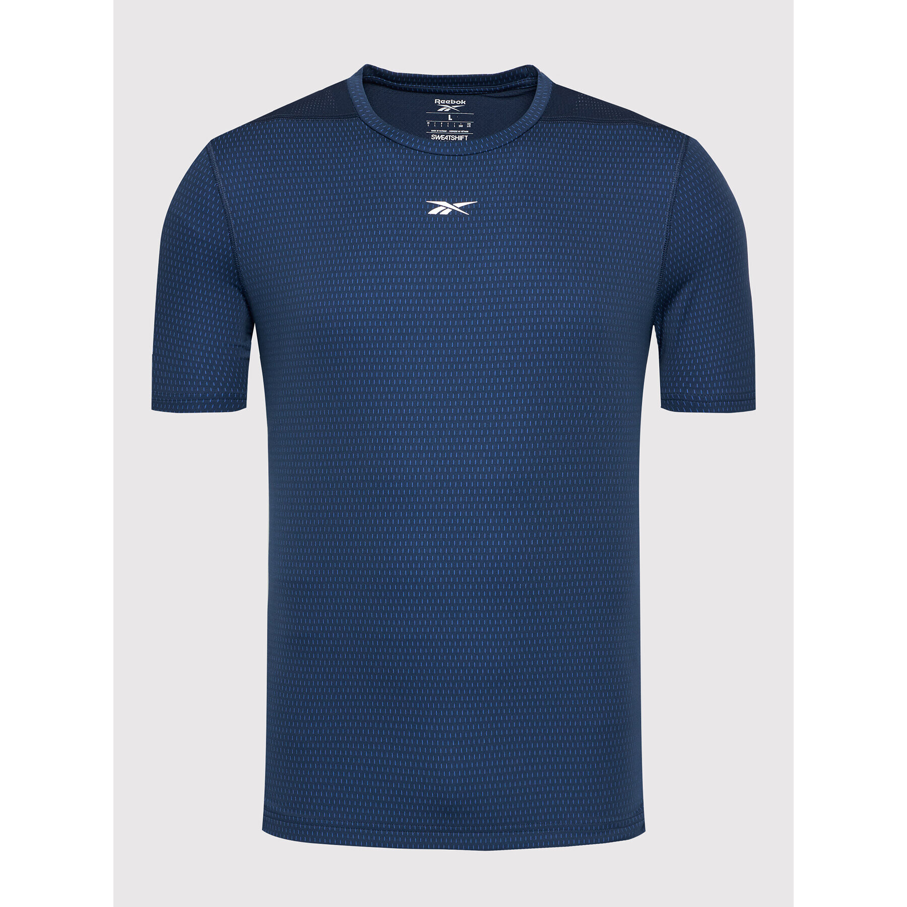 Reebok Športna majica Sweatshift Move GN9098 Mornarsko modra Slim Fit - Pepit.si