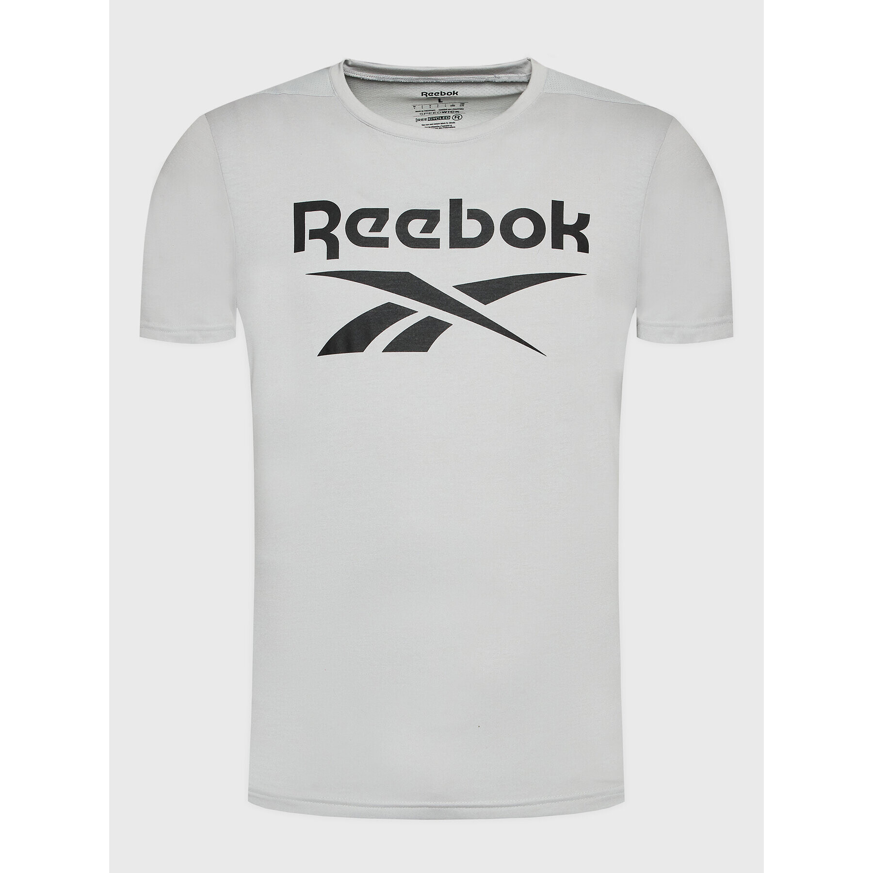 Reebok Športna majica Workout Ready HL4289 Siva Regular Fit - Pepit.si