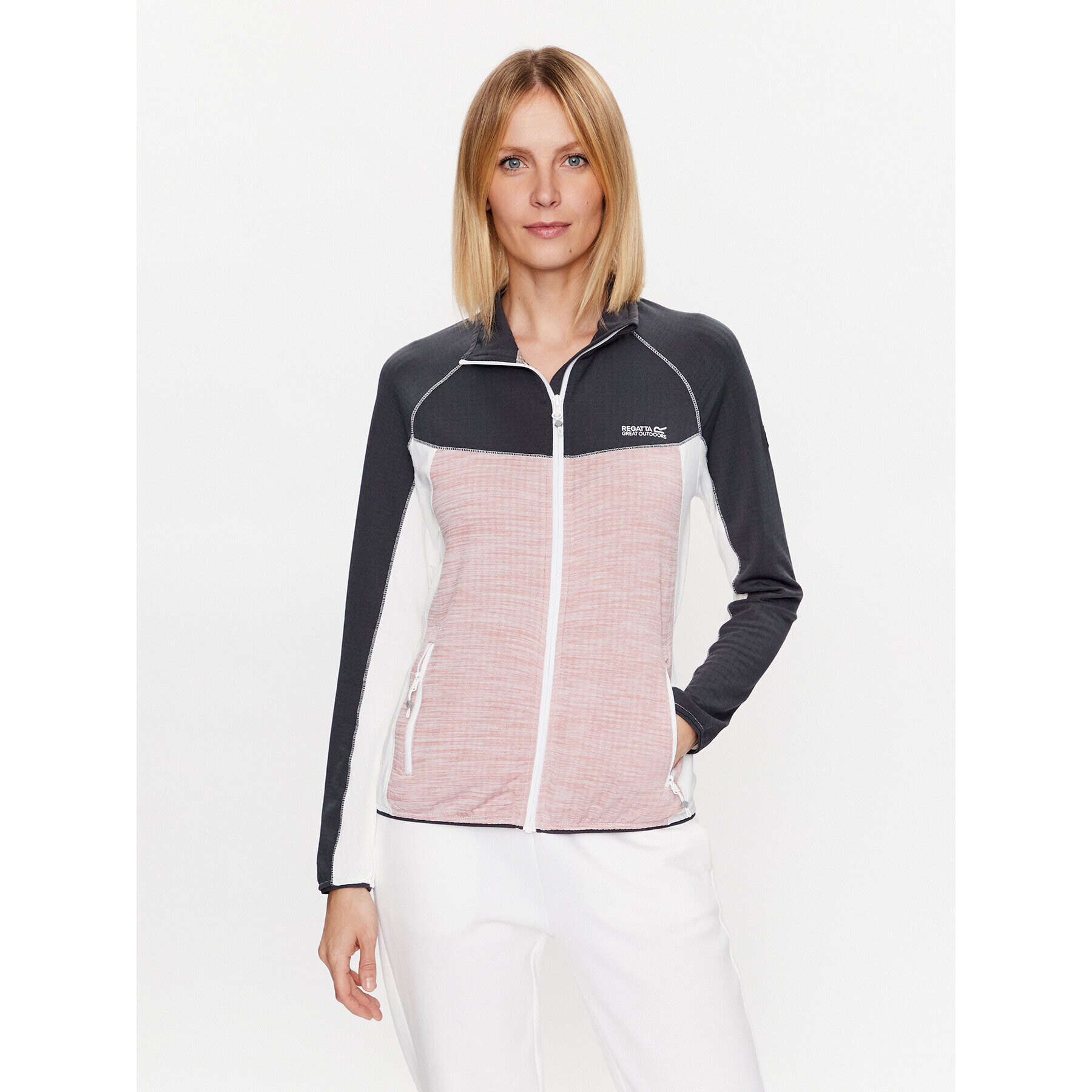 Regatta Flis Hepley F/Z RWA568 Roza Regular Fit - Pepit.si