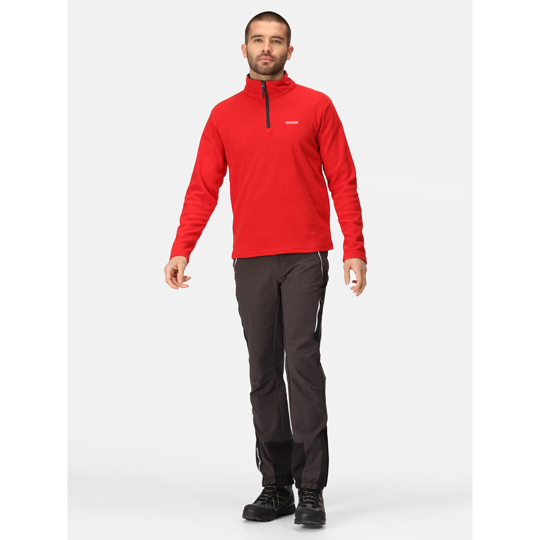 Regatta Flis Thompson Fleece RMA021 Rdeča Regular Fit - Pepit.si