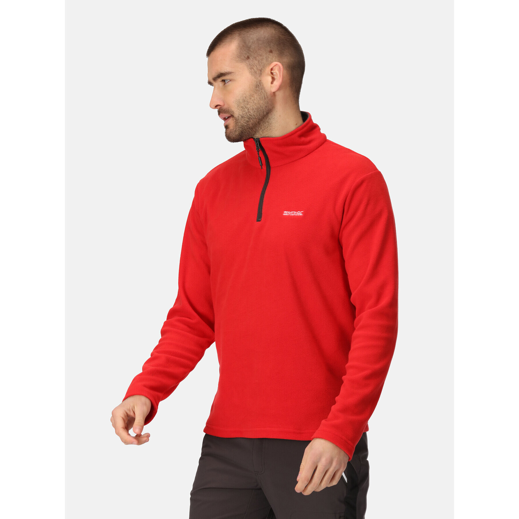 Regatta Flis Thompson Fleece RMA021 Rdeča Regular Fit - Pepit.si