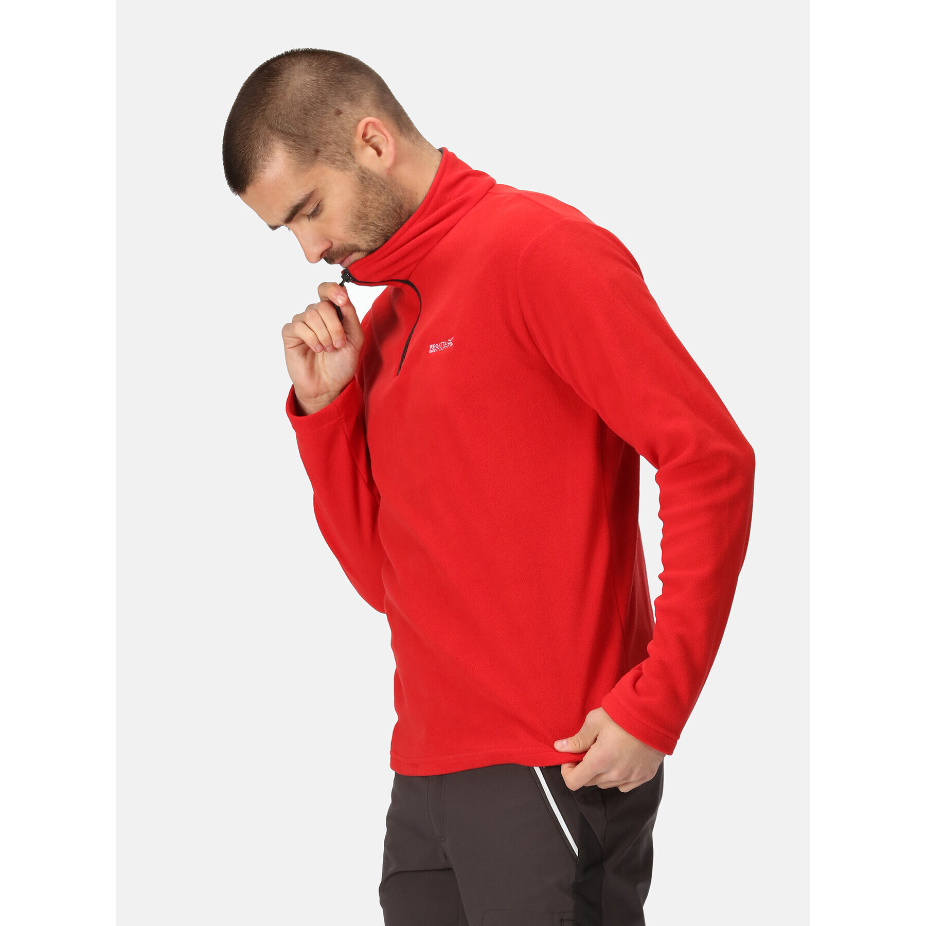 Regatta Flis Thompson Fleece RMA021 Rdeča Regular Fit - Pepit.si