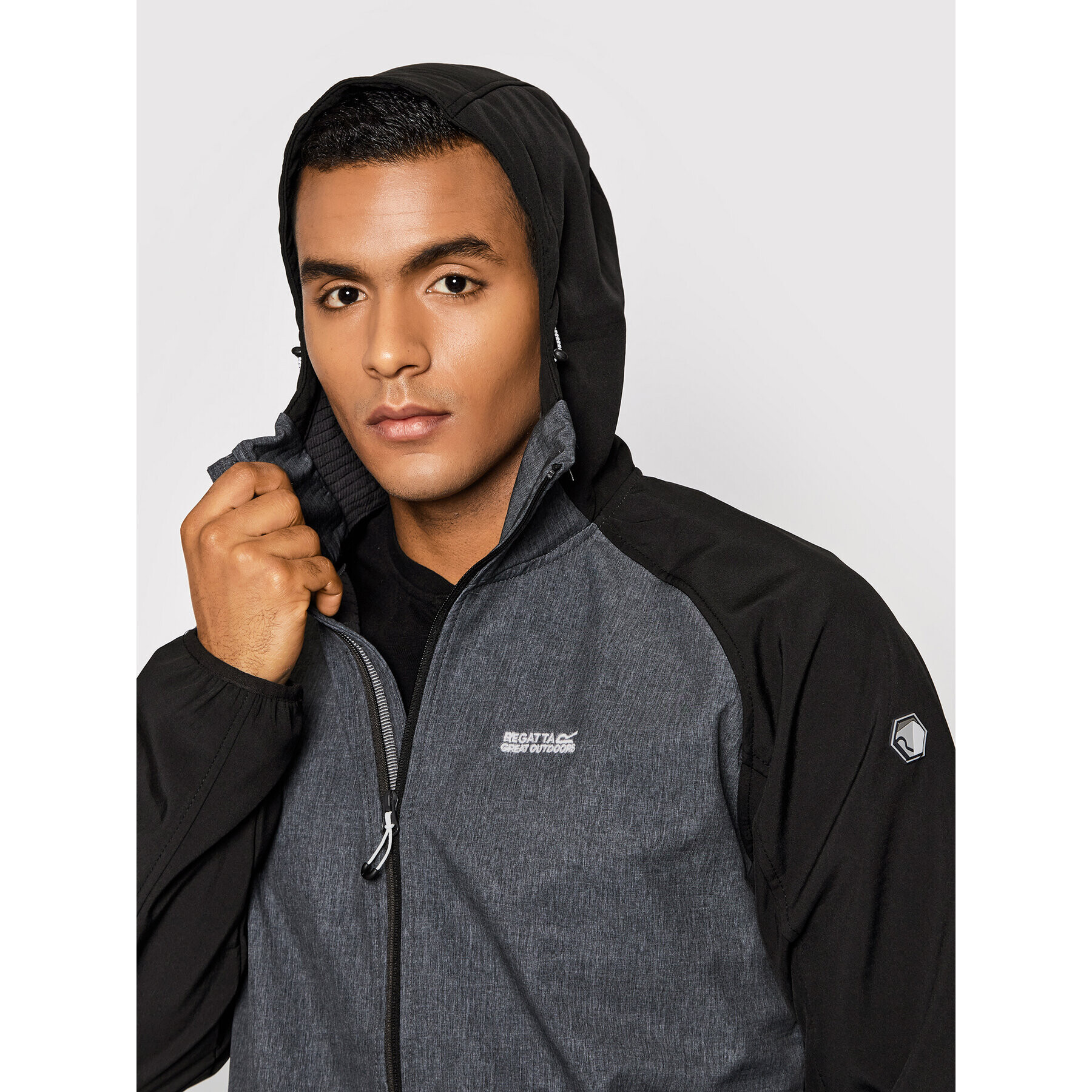 Regatta Jakna softshell Arec III RML218 Siva Regular Fit - Pepit.si