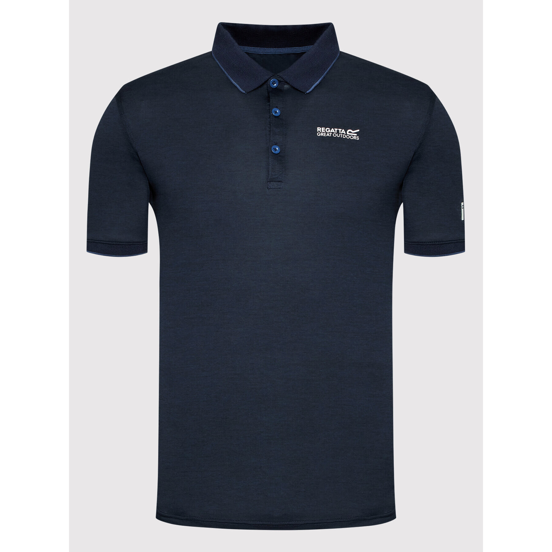 Regatta Polo majica Remex II RMT186 Mornarsko modra Regular Fit - Pepit.si