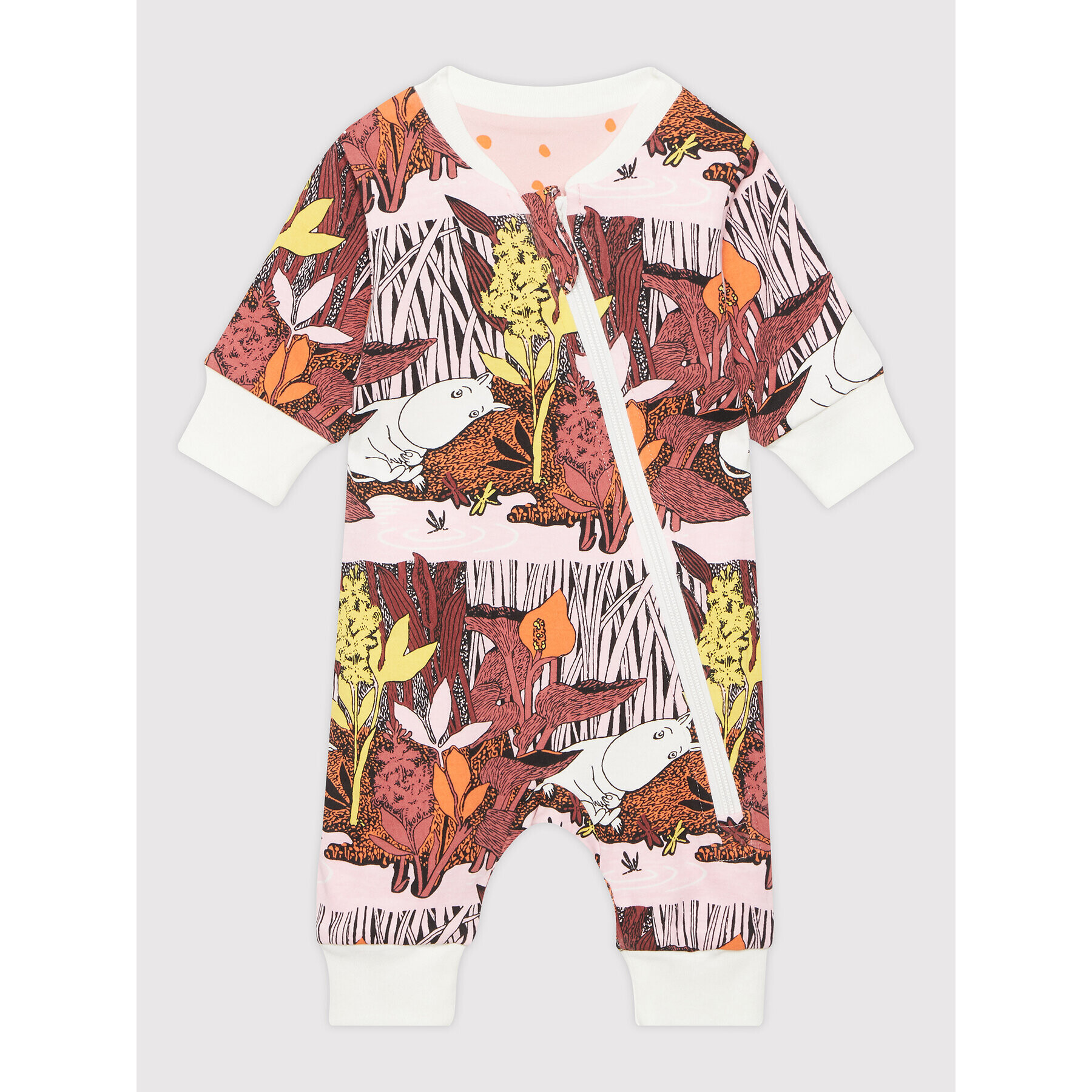 Reima Romper MOOMIN Sovare 516572C Roza Regular Fit - Pepit.si