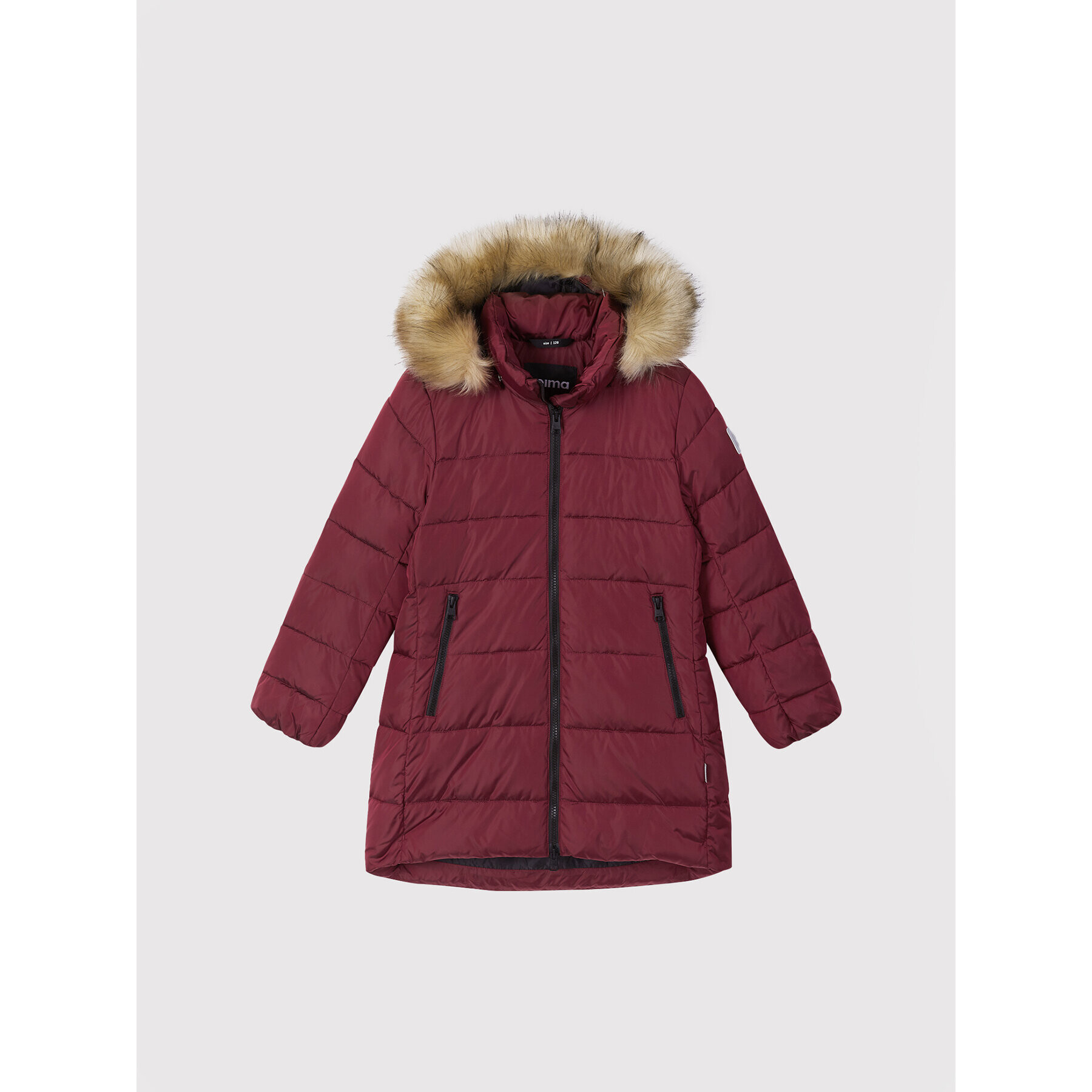 Reima Puhovka Lunta 531416 Bordo rdeča Regular Fit - Pepit.si