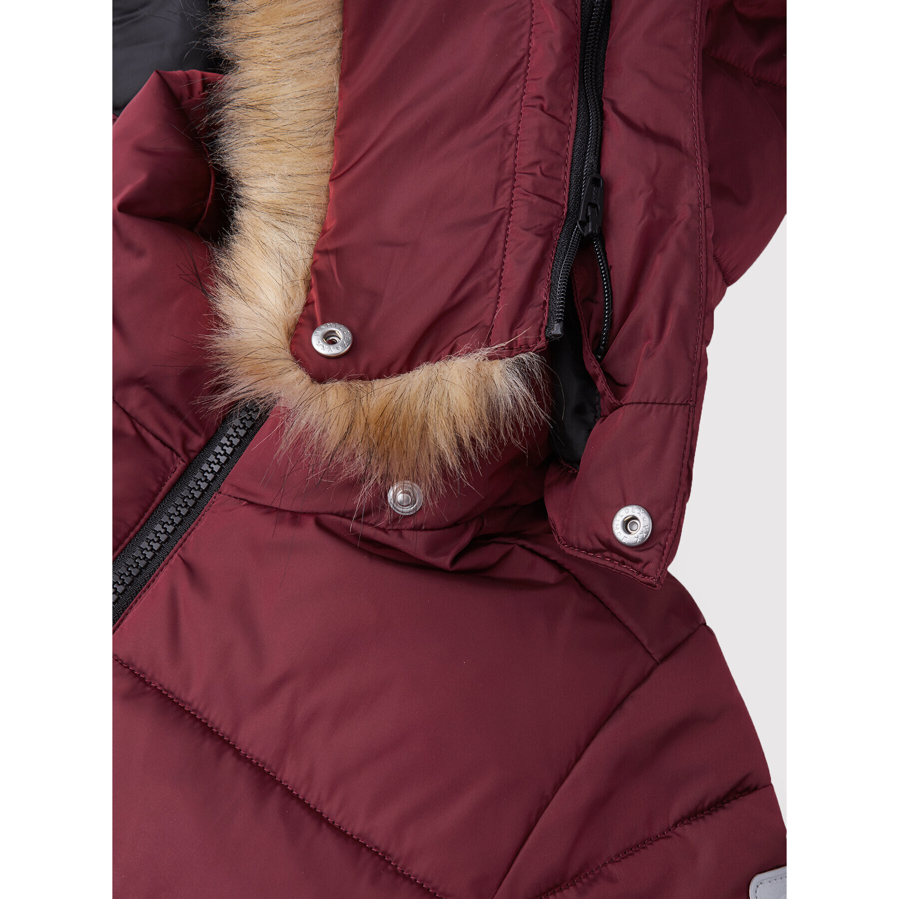 Reima Puhovka Lunta 531416 Bordo rdeča Regular Fit - Pepit.si