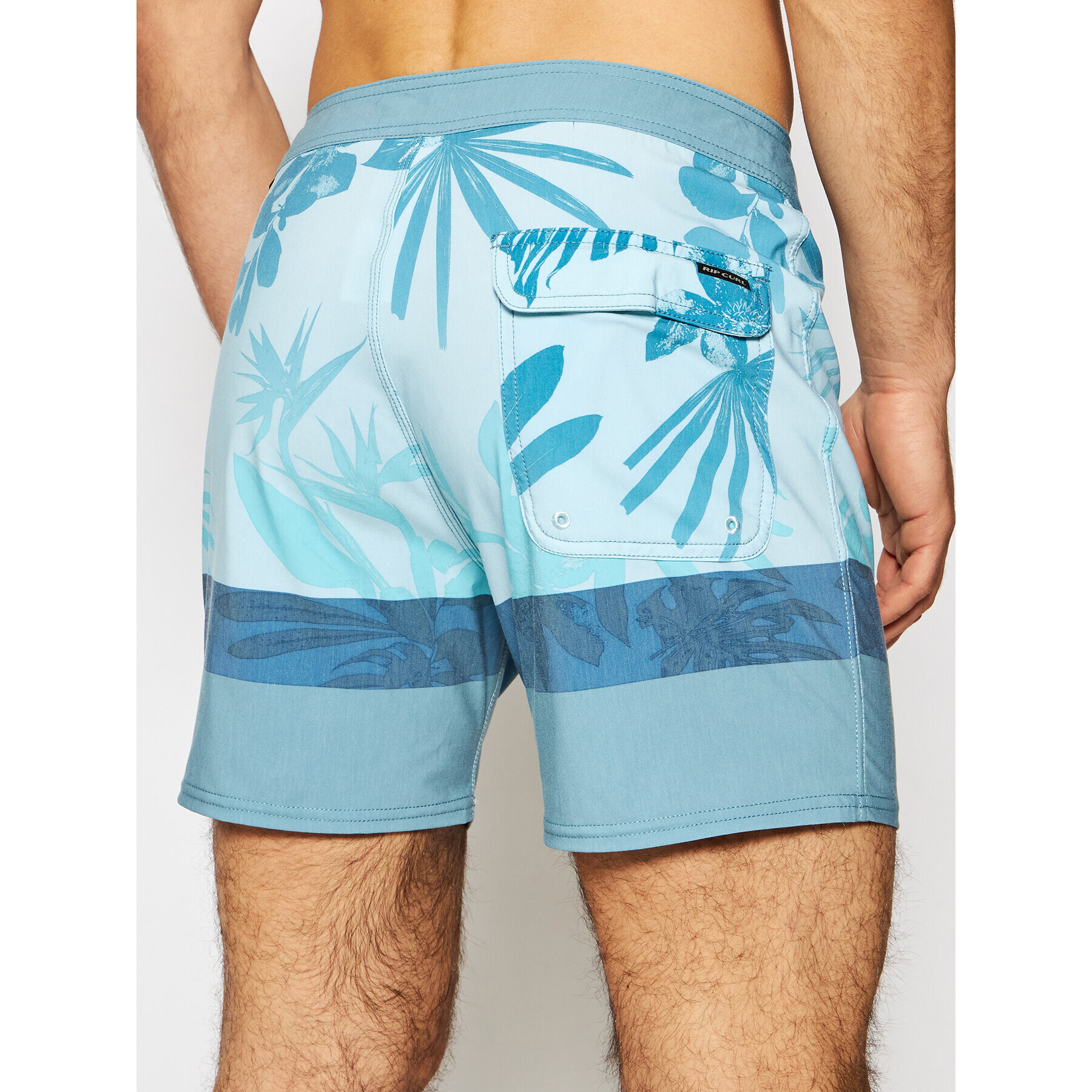 Rip Curl Kopalne hlače Mirage Retro Jungle CBONG4 Modra Regular Fit - Pepit.si