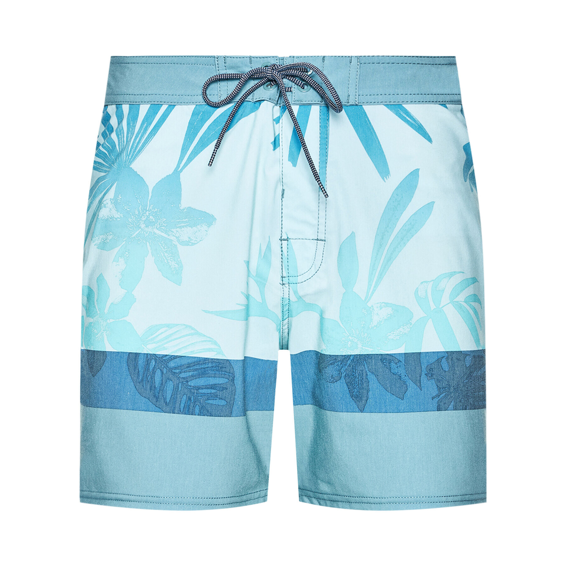 Rip Curl Kopalne hlače Mirage Retro Jungle CBONG4 Modra Regular Fit - Pepit.si