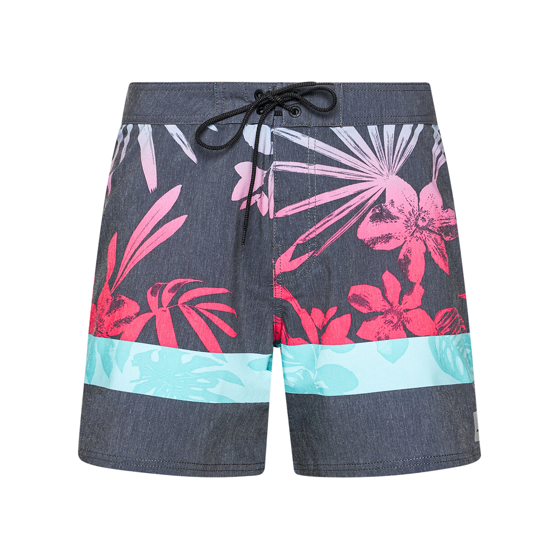 Rip Curl Kopalne hlače Mirage Retro Jungle Siva Regular Fit - Pepit.si