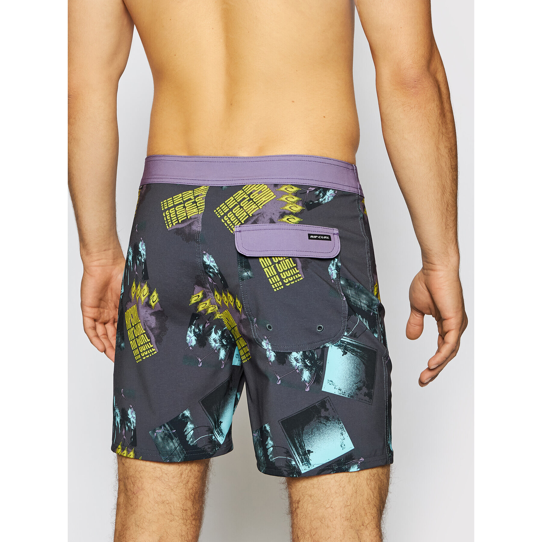 Rip Curl Kopalne hlače Mirage Retro Mindsurf CBONK4 Siva Regular Fit - Pepit.si