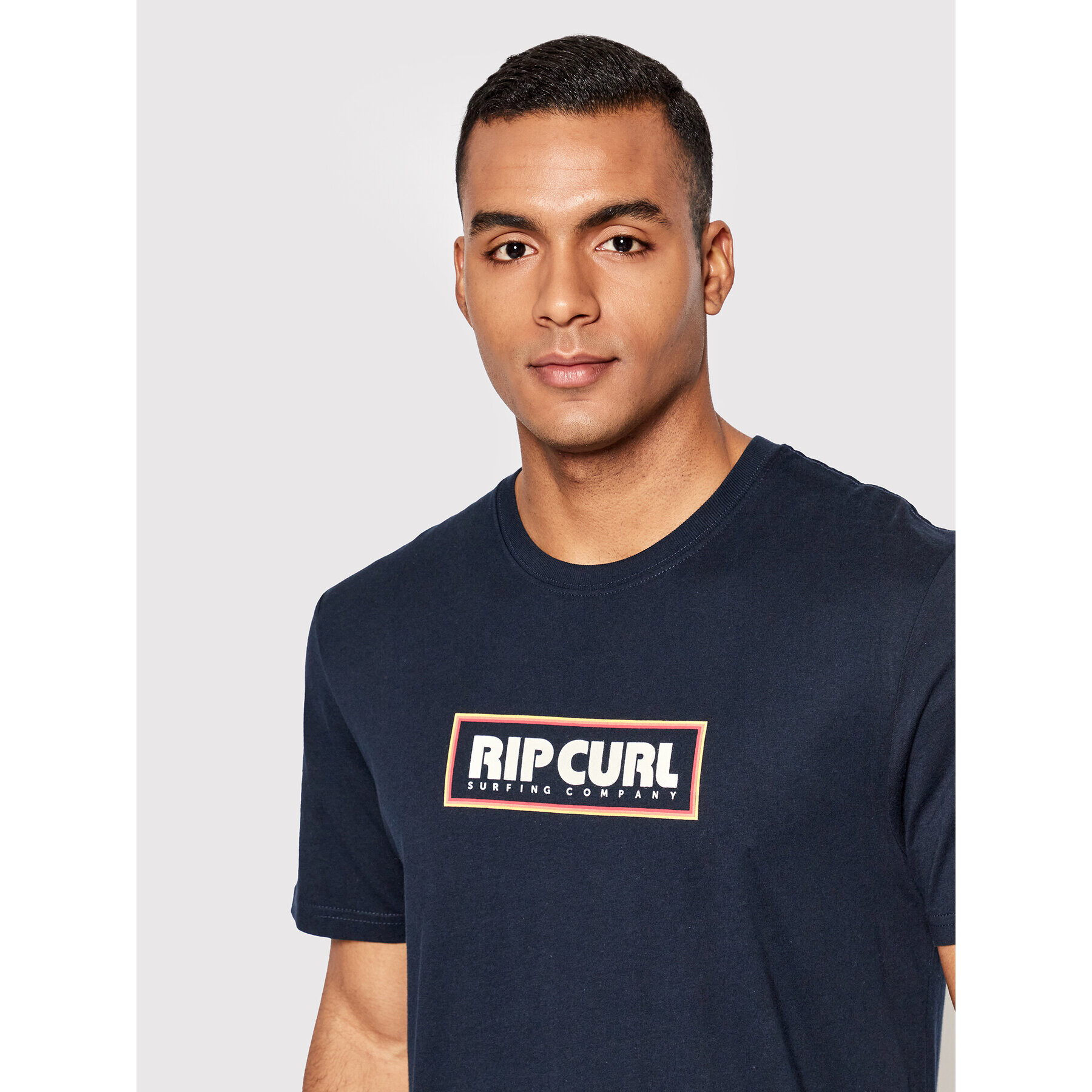 Rip Curl Majica Big Mumma CTEUG9 Mornarsko modra Standard Fit - Pepit.si