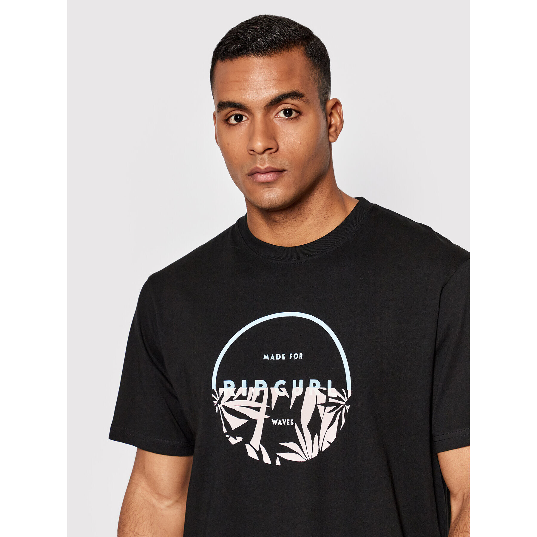 Rip Curl Majica Fill Me Up CTEXU9 Črna Relaxed Fit - Pepit.si