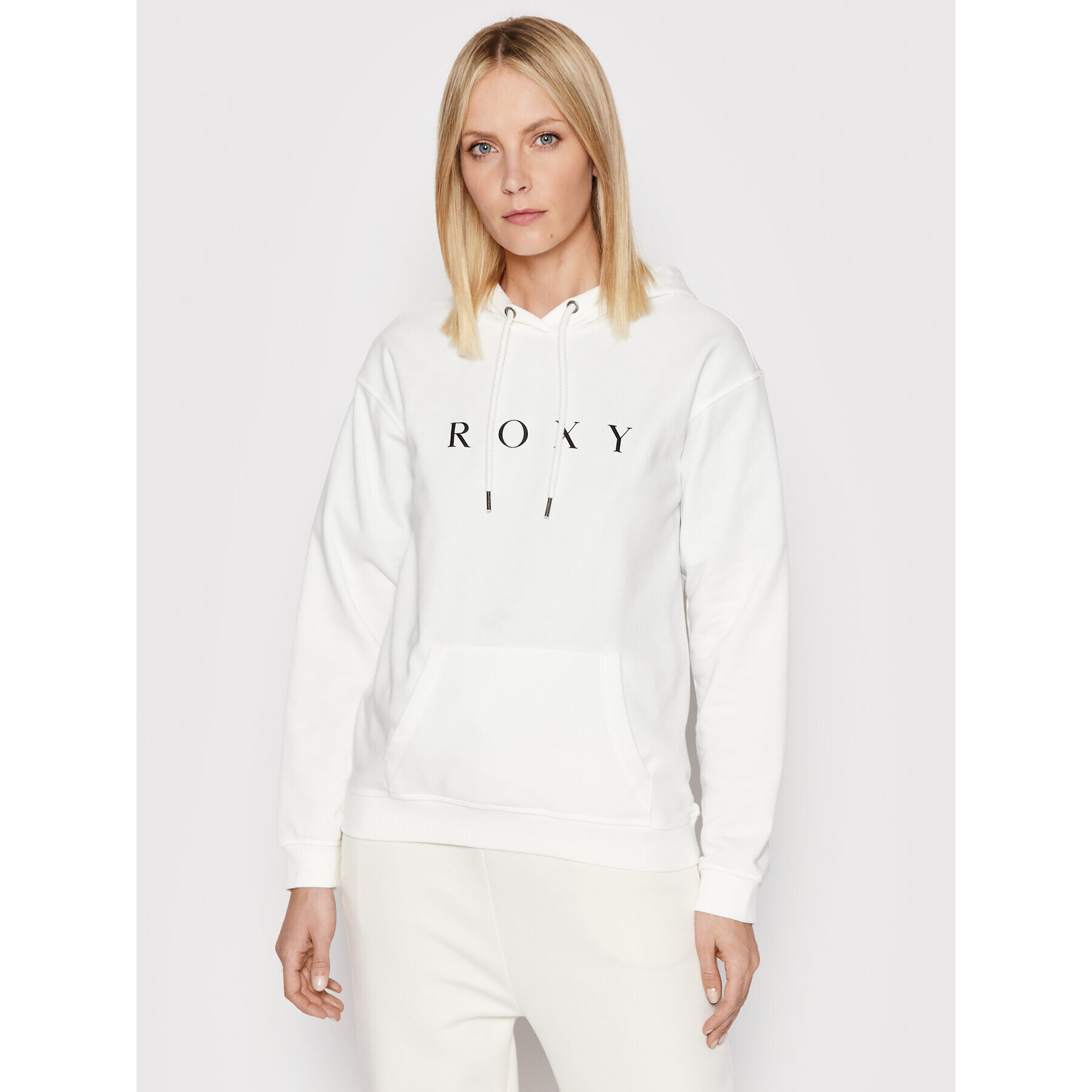 Roxy Jopa Surf Stoked ERJFT04536 Bela Relaxed Fit - Pepit.si