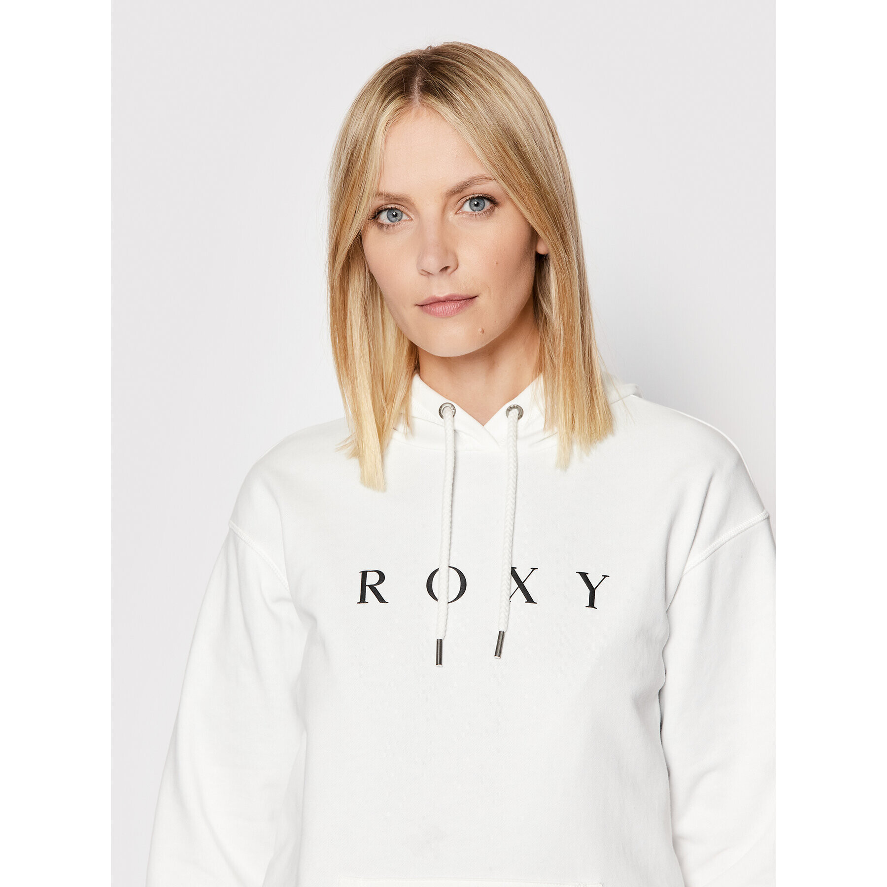 Roxy Jopa Surf Stoked ERJFT04536 Bela Relaxed Fit - Pepit.si