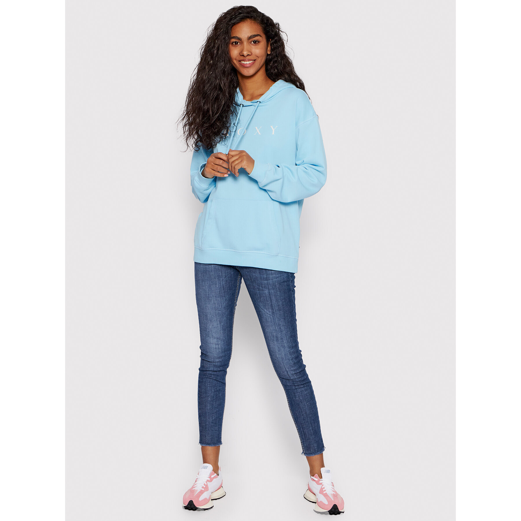 Roxy Jopa Surf Stoked ERJFT04536 Modra Relaxed Fit - Pepit.si