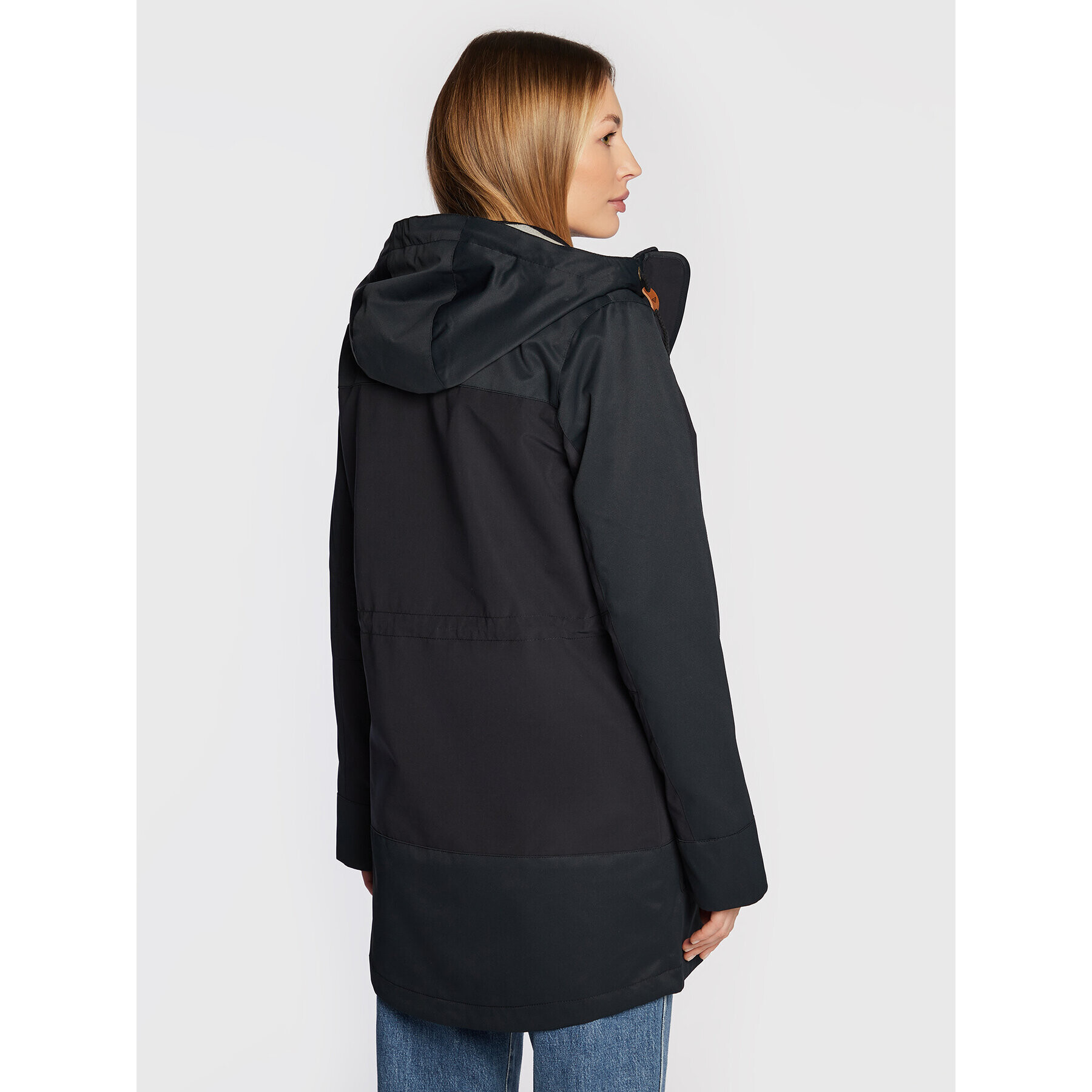 Roxy Parka Amy ERJJK03501 Črna Slim Fit - Pepit.si