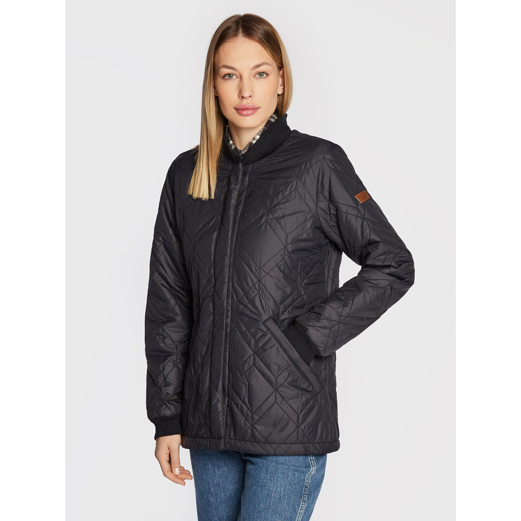 Roxy Parka Amy ERJJK03501 Črna Slim Fit - Pepit.si