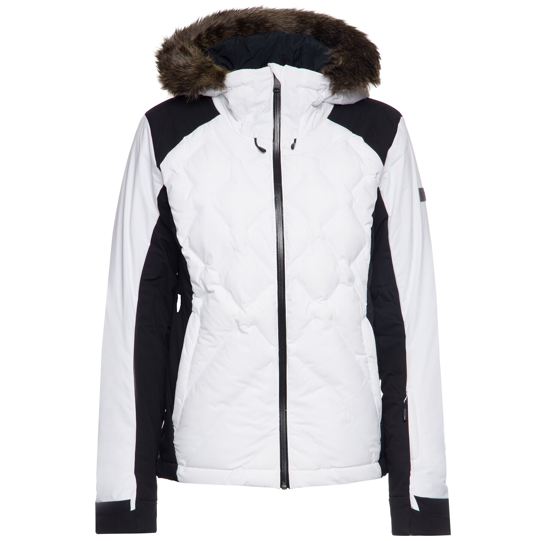 Roxy Smučarska jakna Breeze Mountain ERJTJ03241 Bela Slim Fit - Pepit.si