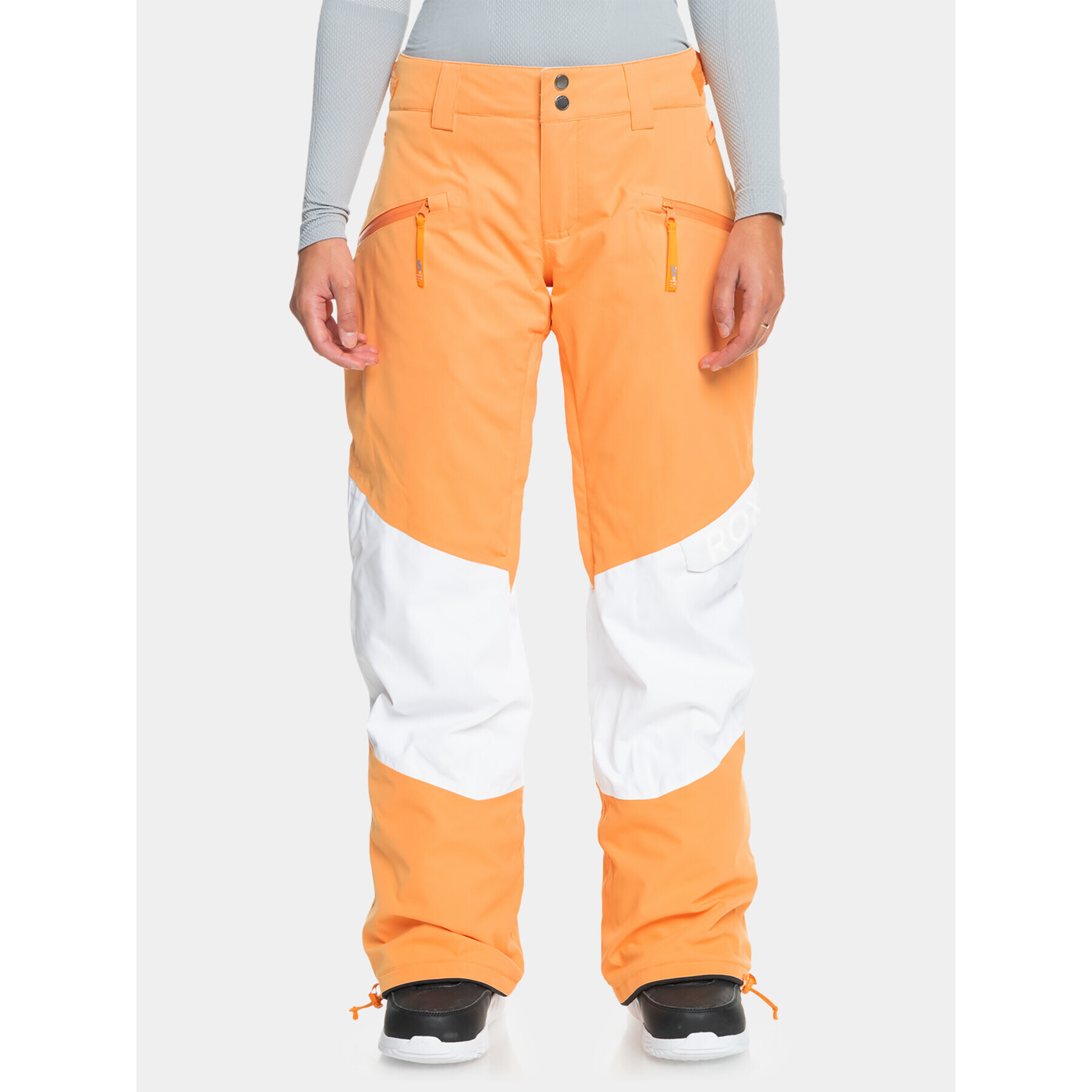 Roxy Smučarske hlače Ckwoodrose Pt Snpt ERJTP03260 Oranžna Regular Fit - Pepit.si