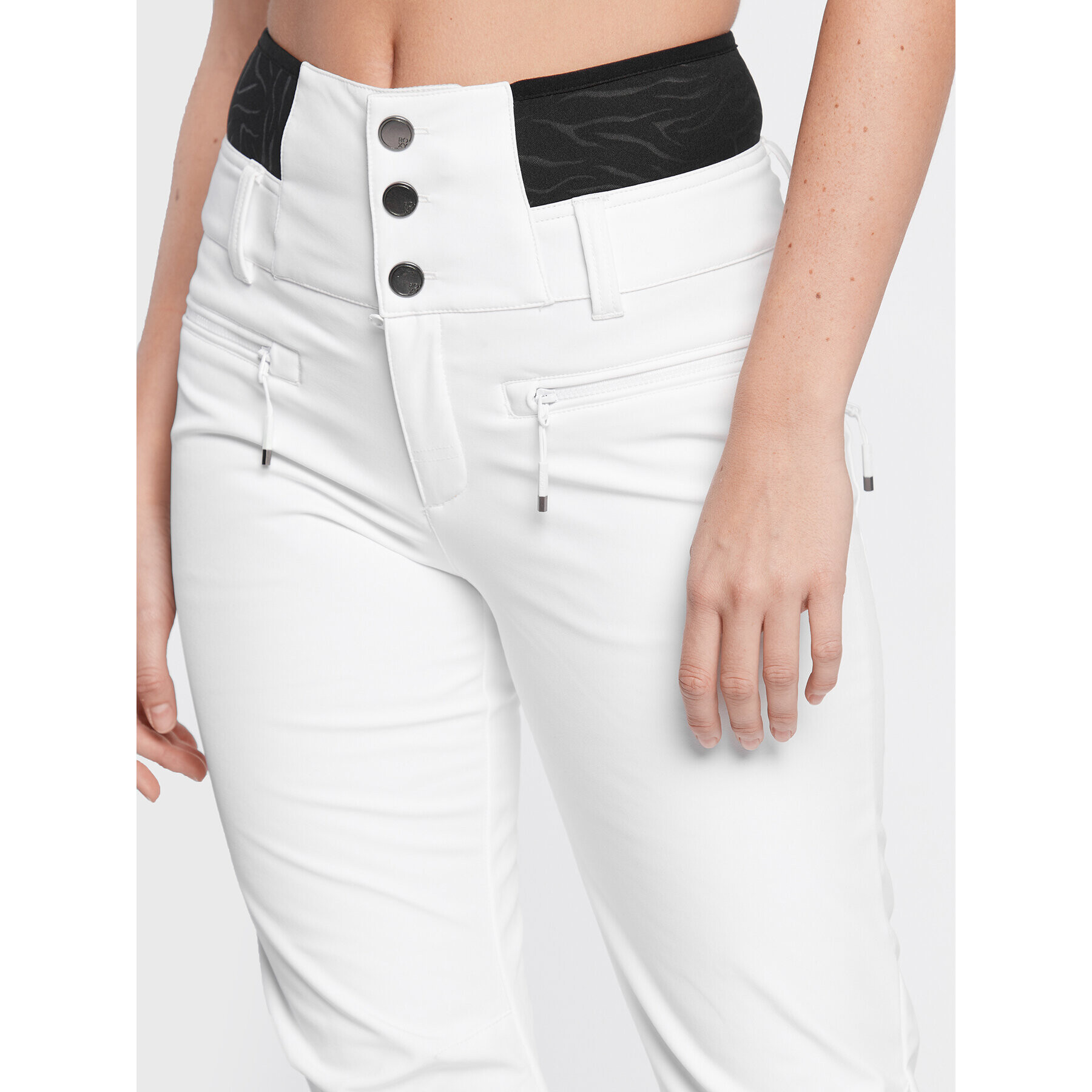 Roxy Smučarske hlače ERJTP03218 Bela Skinny Fit - Pepit.si