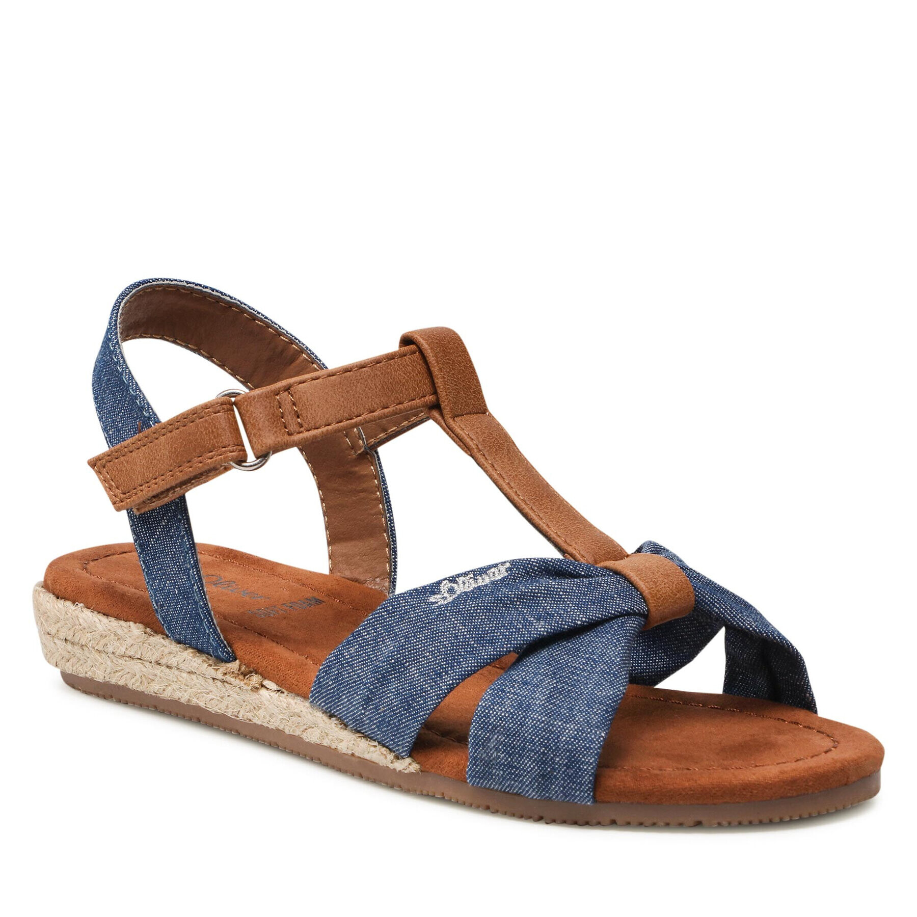 s.Oliver Espadrile 5-48211-28 Mornarsko modra - Pepit.si