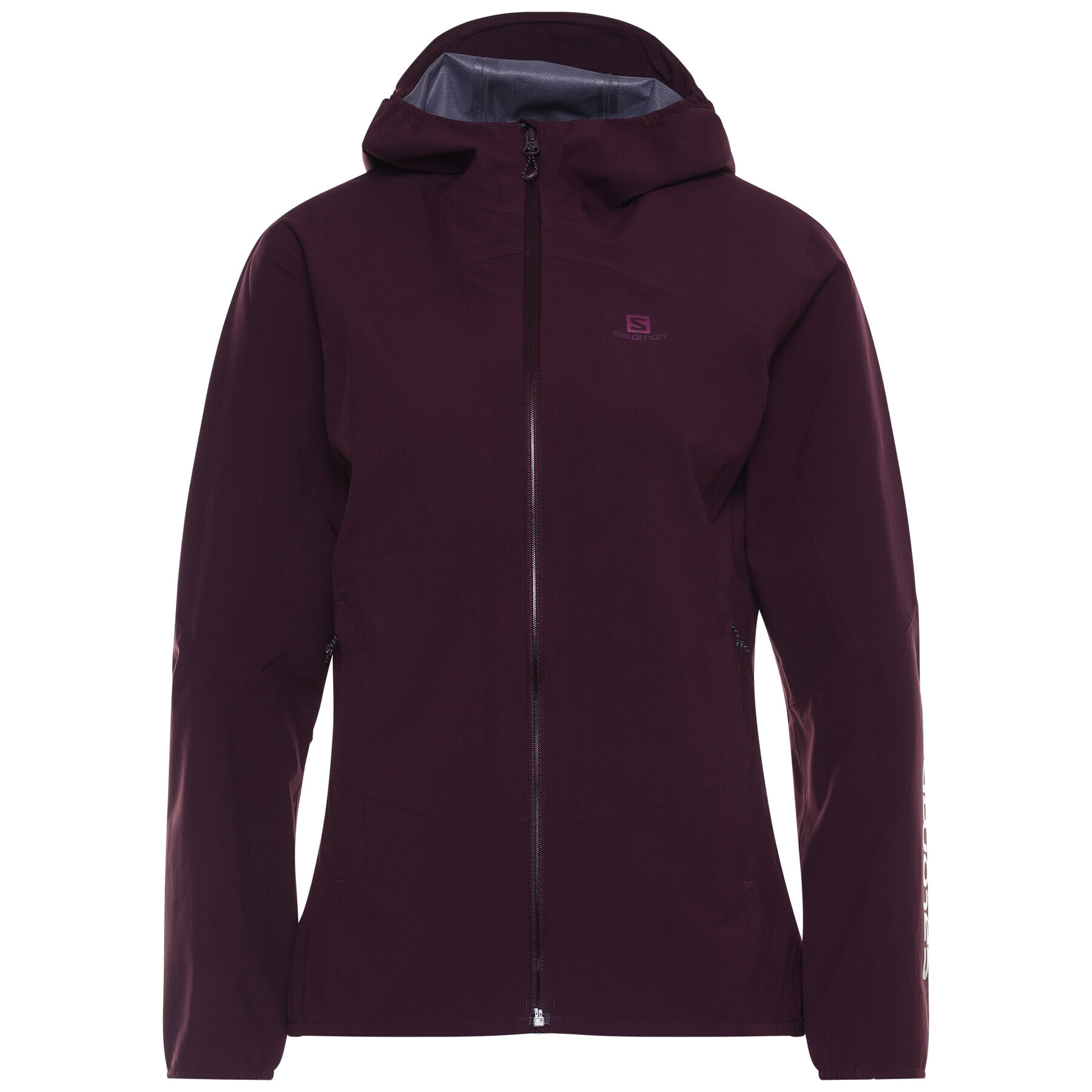 Salomon Dežna jakna Winetasing LC1274900 Bordo rdeča Regular Fit - Pepit.si