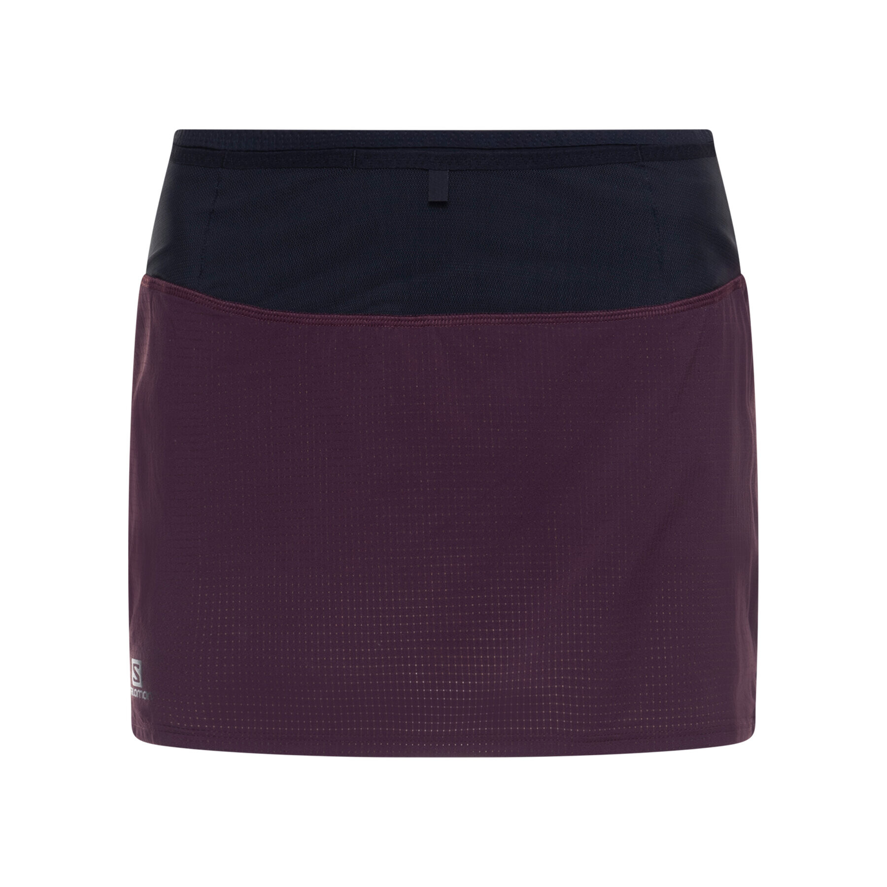 Salomon Prešito krilo Sense Skort LC1280700 Bordo rdeča Regular Fit - Pepit.si