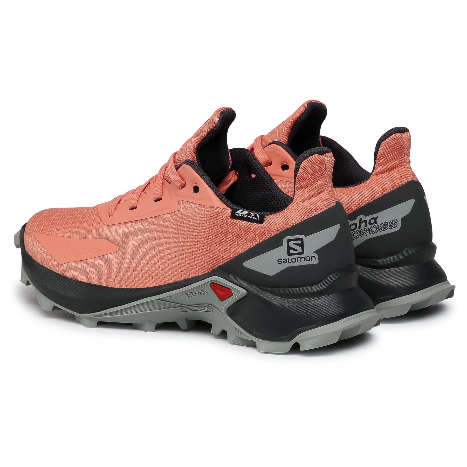 Salomon Trekking čevlji Alphacross Blast Cswp J 411227 12 0V Oranžna - Pepit.si