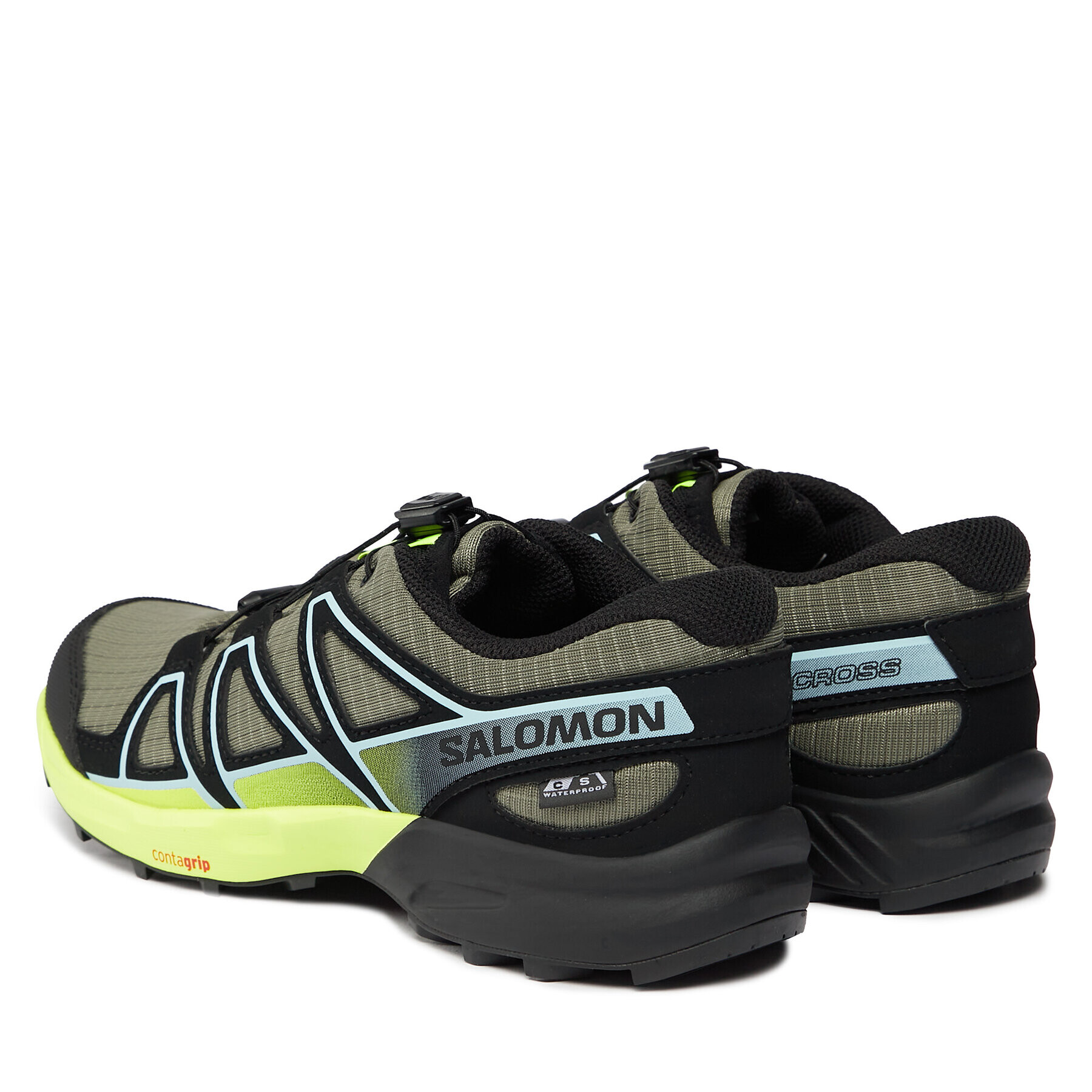 Salomon Čevlji Speedcross Clima™ Waterproof L47278900 Zelena - Pepit.si