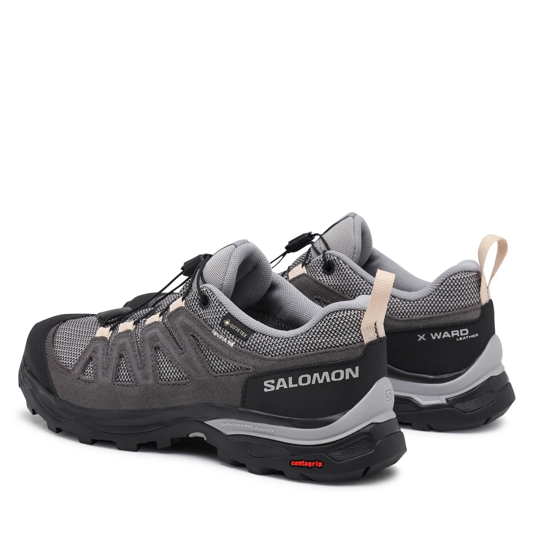 Salomon Trekking čevlji X Ward Leather GORE-TEX L47182400 Črna - Pepit.si