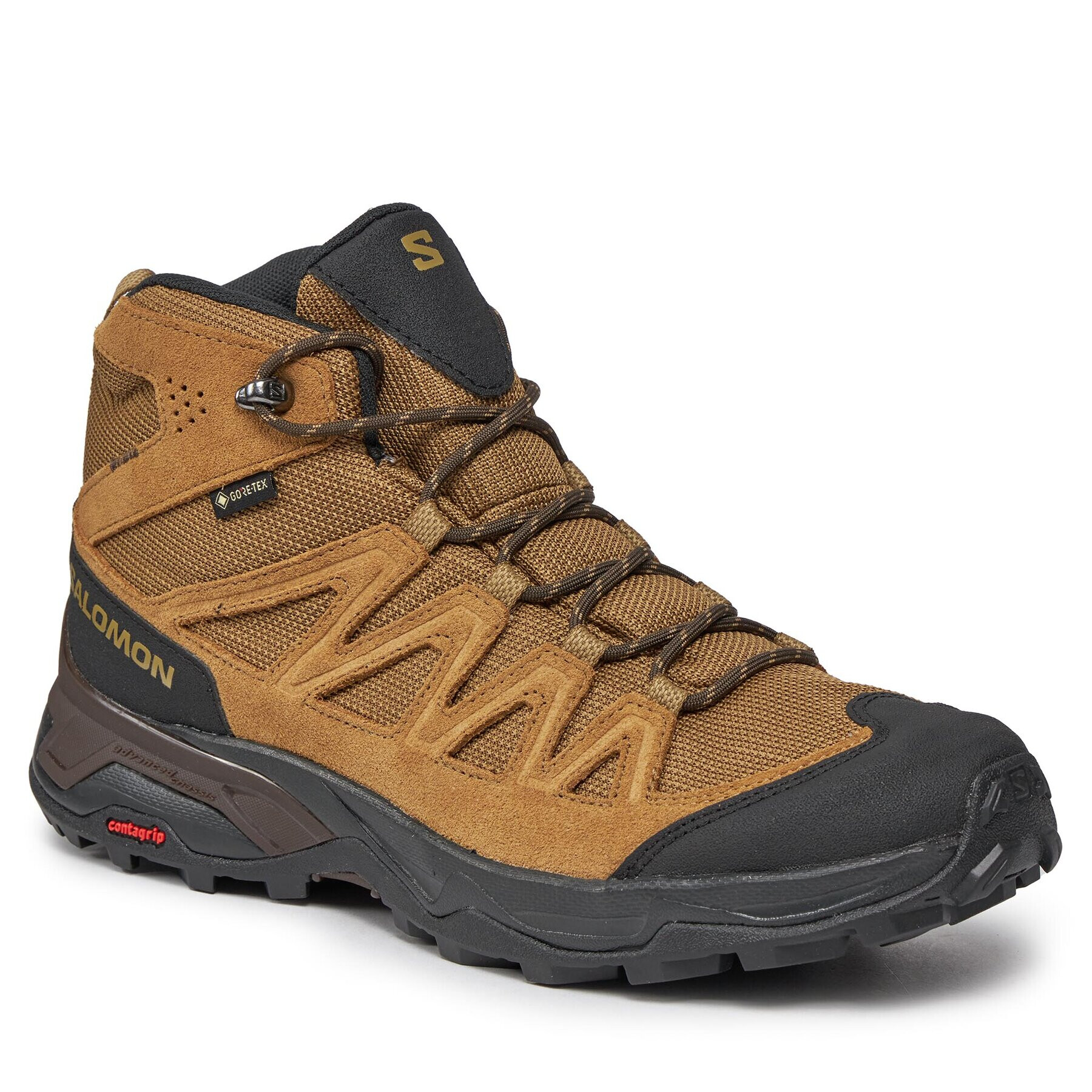 Salomon Trekking čevlji X Ward Leather Mid GORE-TEX L47181800 Rjava - Pepit.si