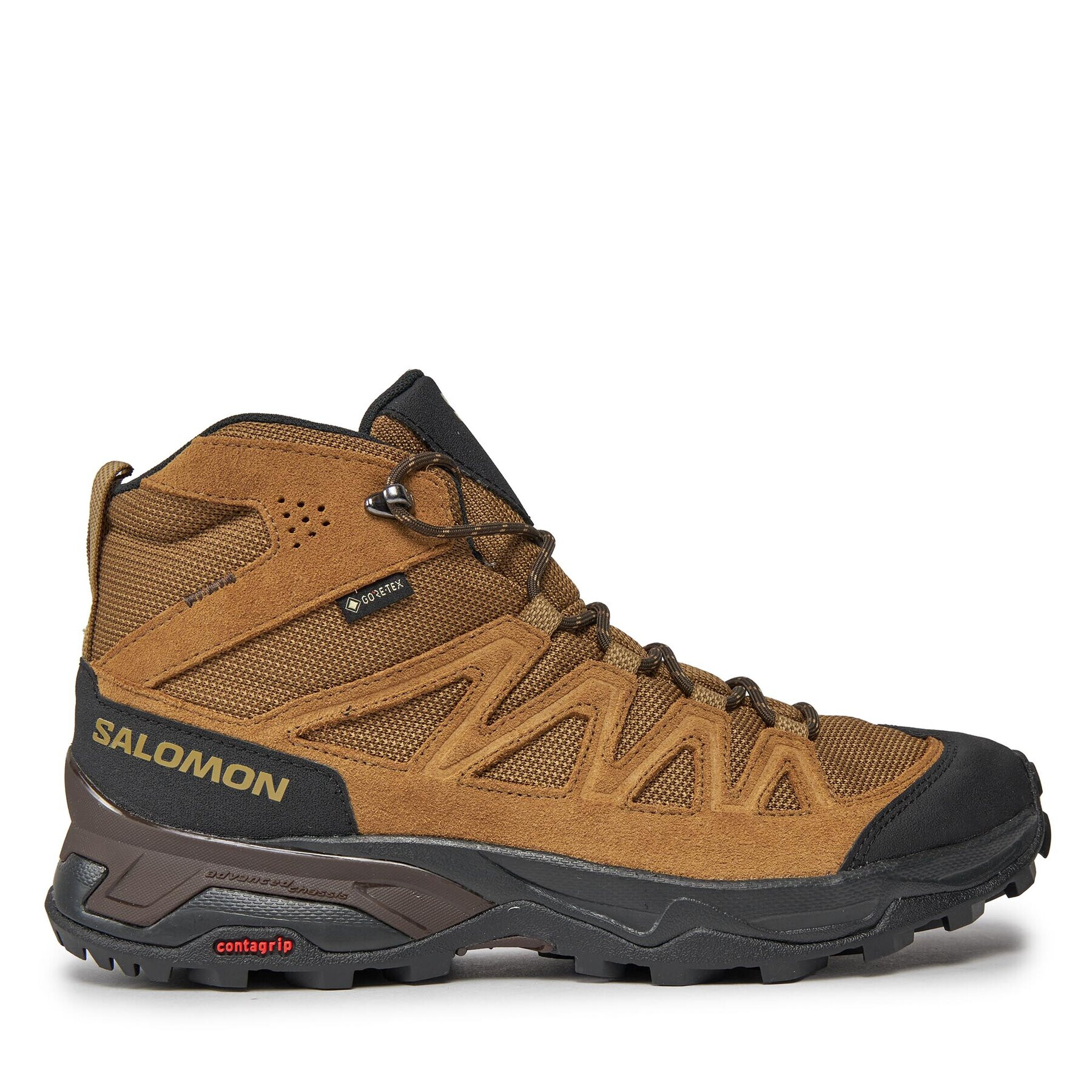 Salomon Trekking čevlji X Ward Leather Mid GORE-TEX L47181800 Rjava - Pepit.si