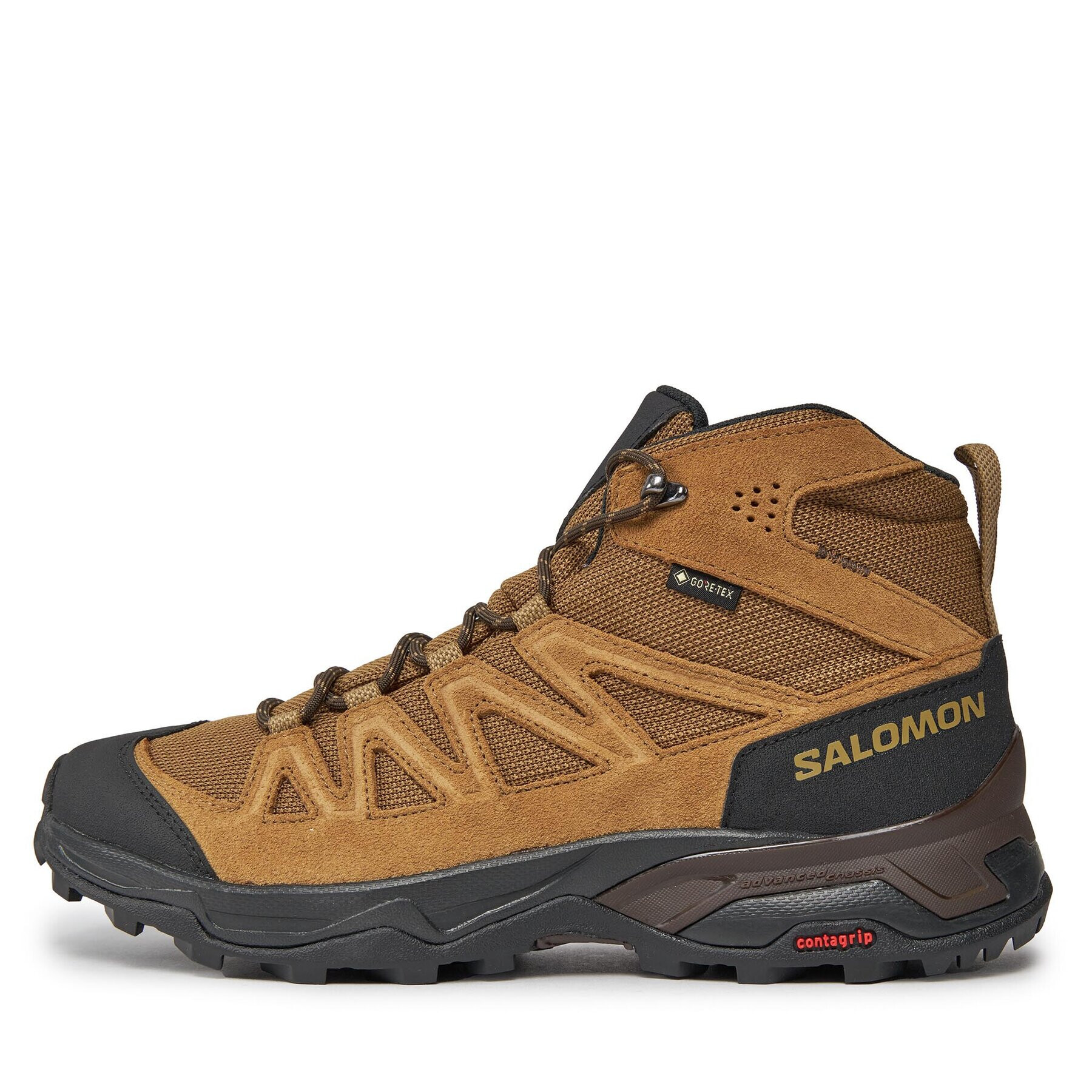 Salomon Trekking čevlji X Ward Leather Mid GORE-TEX L47181800 Rjava - Pepit.si