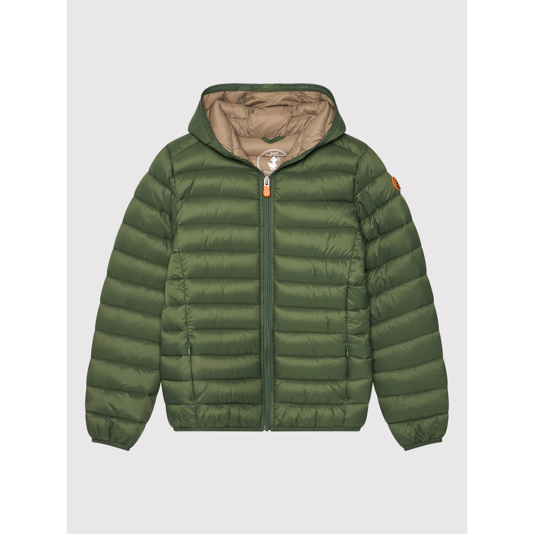 Save The Duck Puhovka J30650B GIGA15 Zelena Regular Fit - Pepit.si