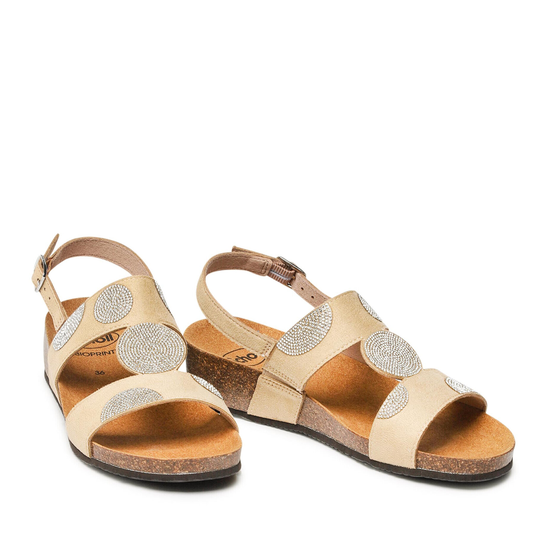 Scholl Sandali F29876 Dubai Sandal 1002 Bež - Pepit.si